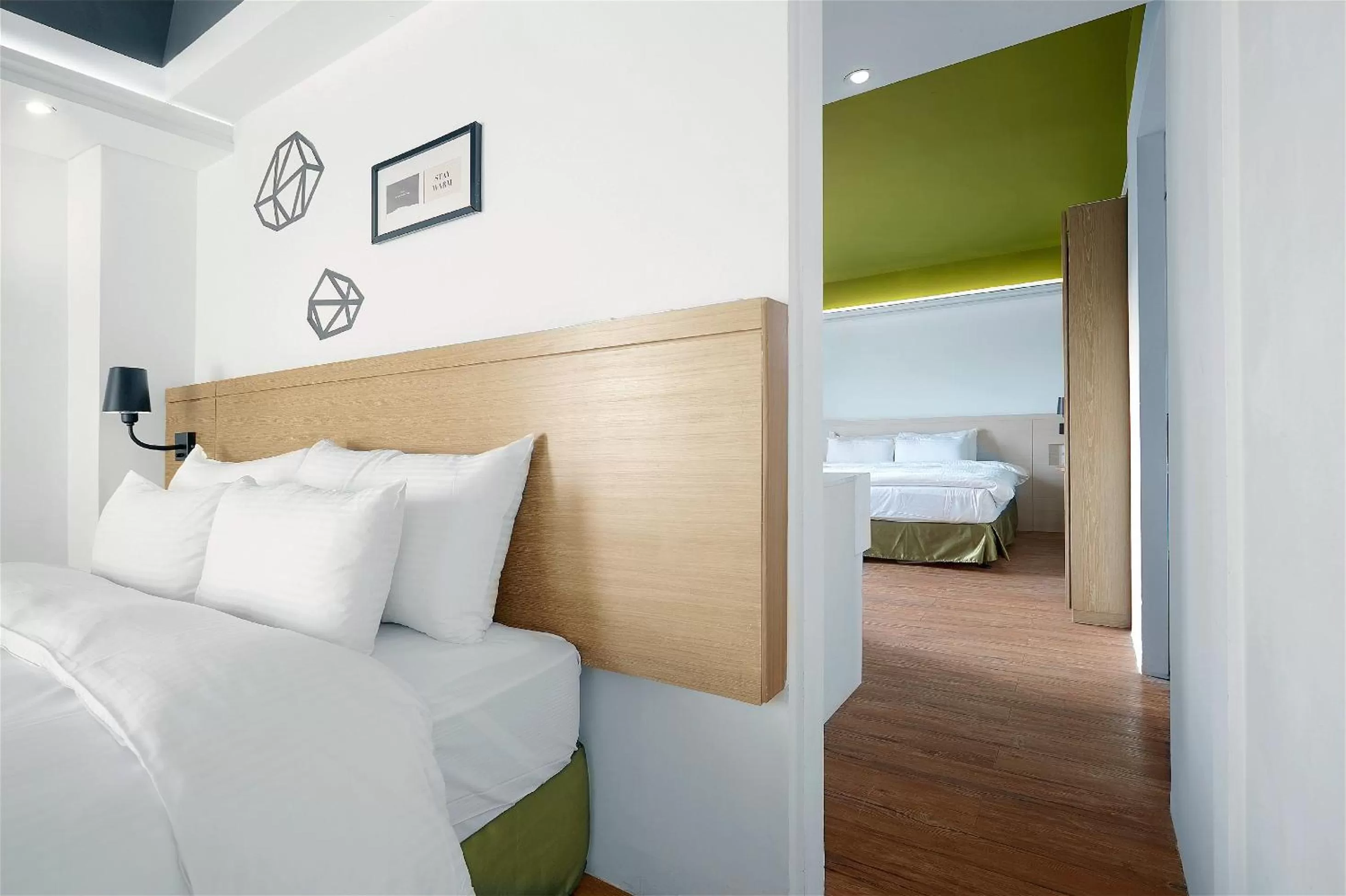 Bed in Papersun Hotel