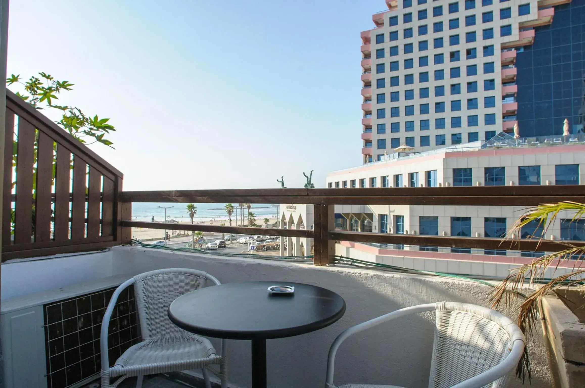 View (from property/room), Balcony/Terrace in Liber Tel Aviv Sea Shore Suites