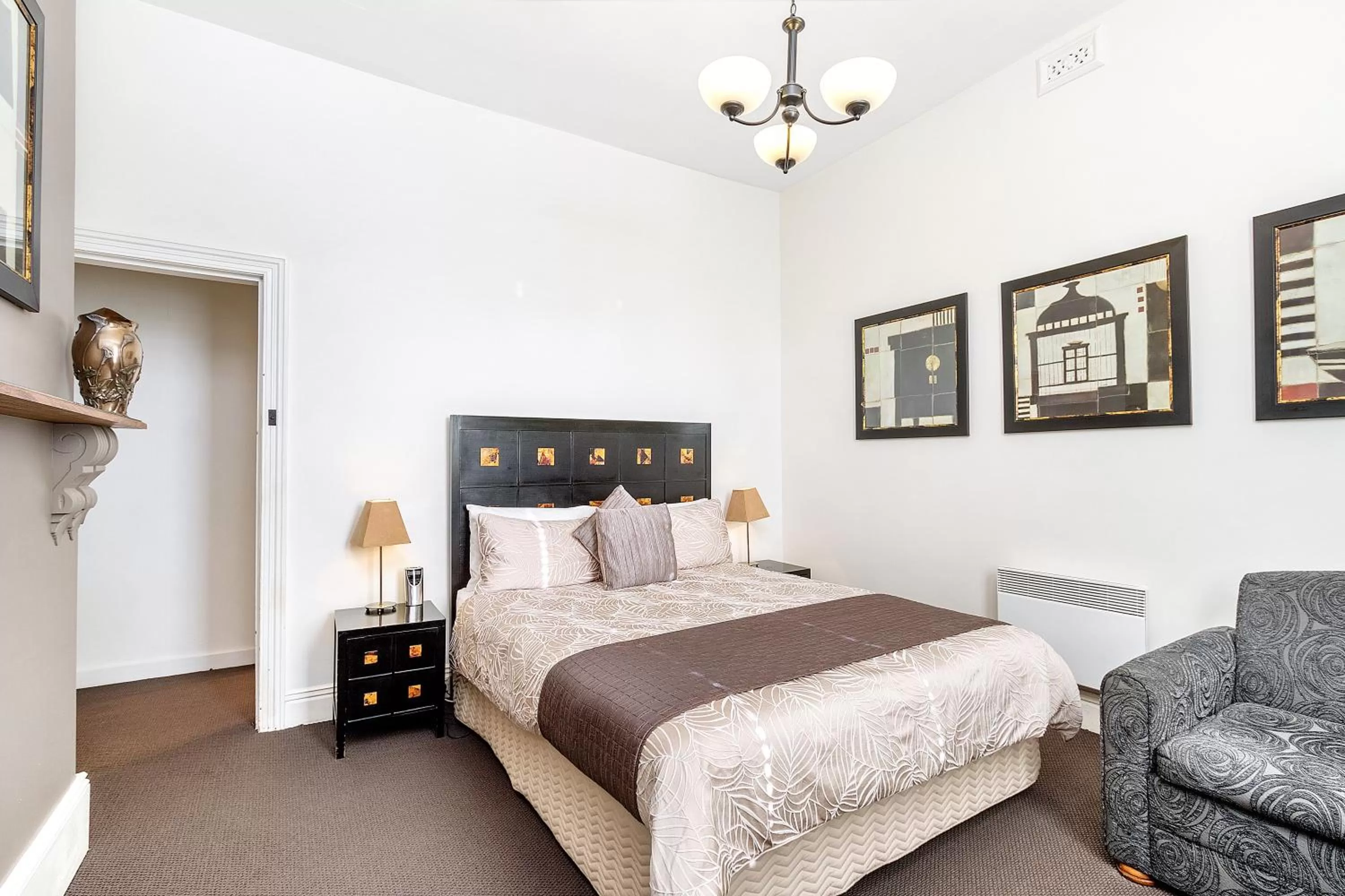 Bed in The Madsen Boutique Hotel