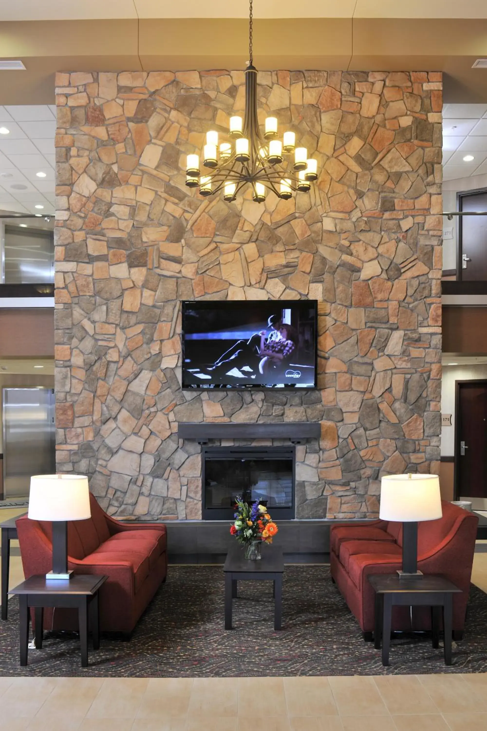Lobby or reception, TV/Entertainment Center in Lakeside Hotel Casino