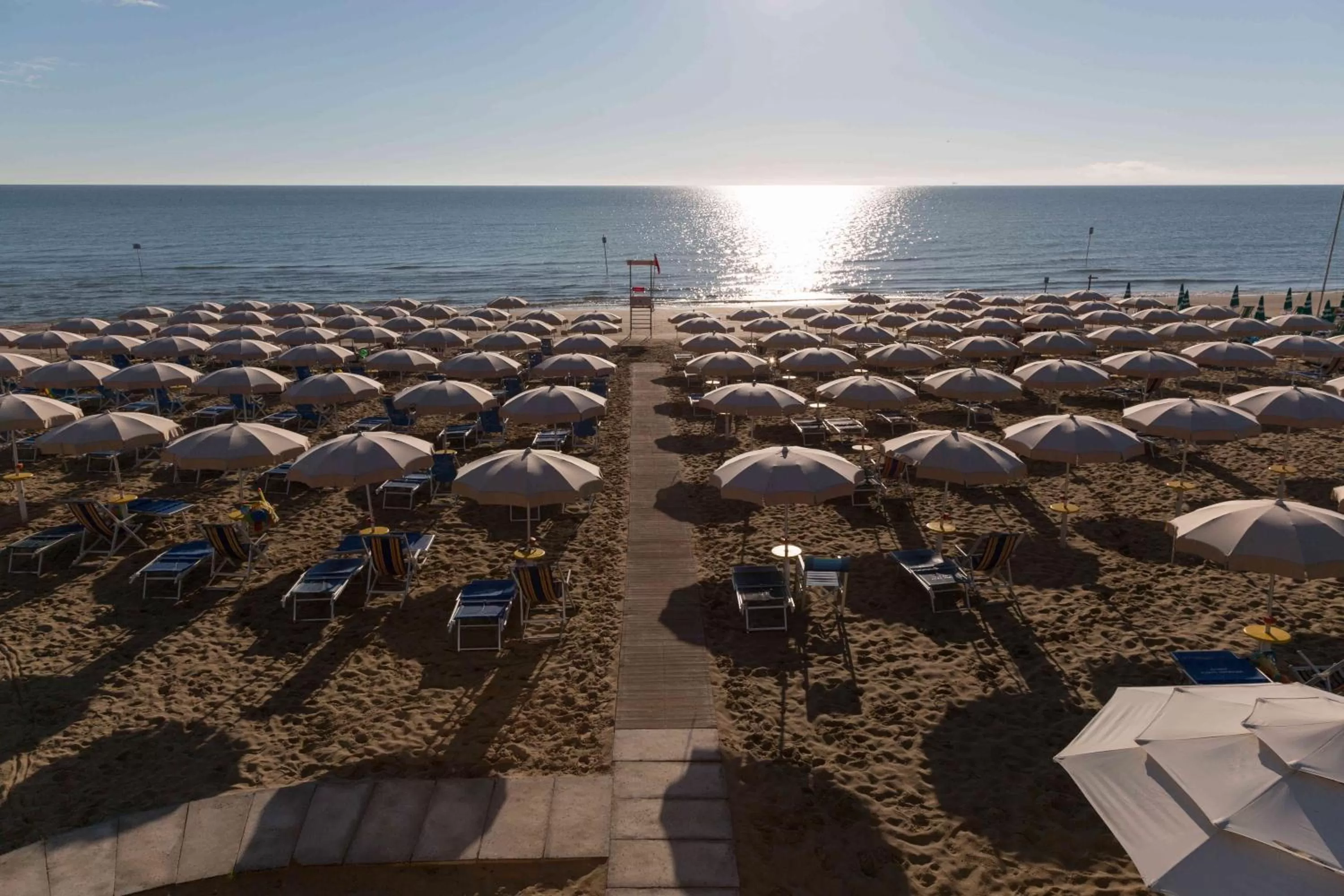 Beach in Hotel Miramare