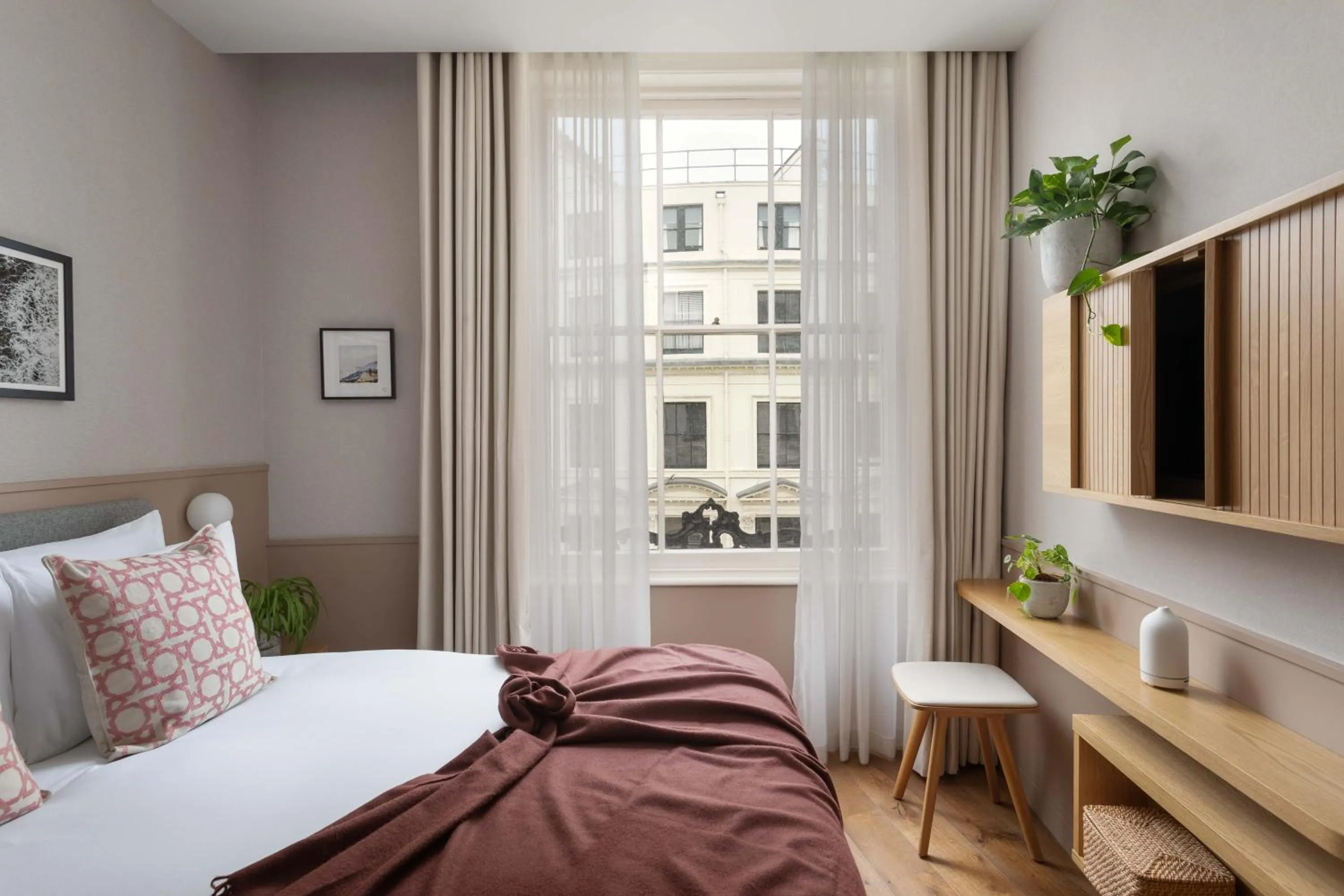 Bedroom, Bed in Inhabit Queen's Gardens, a Member of Design Hotels