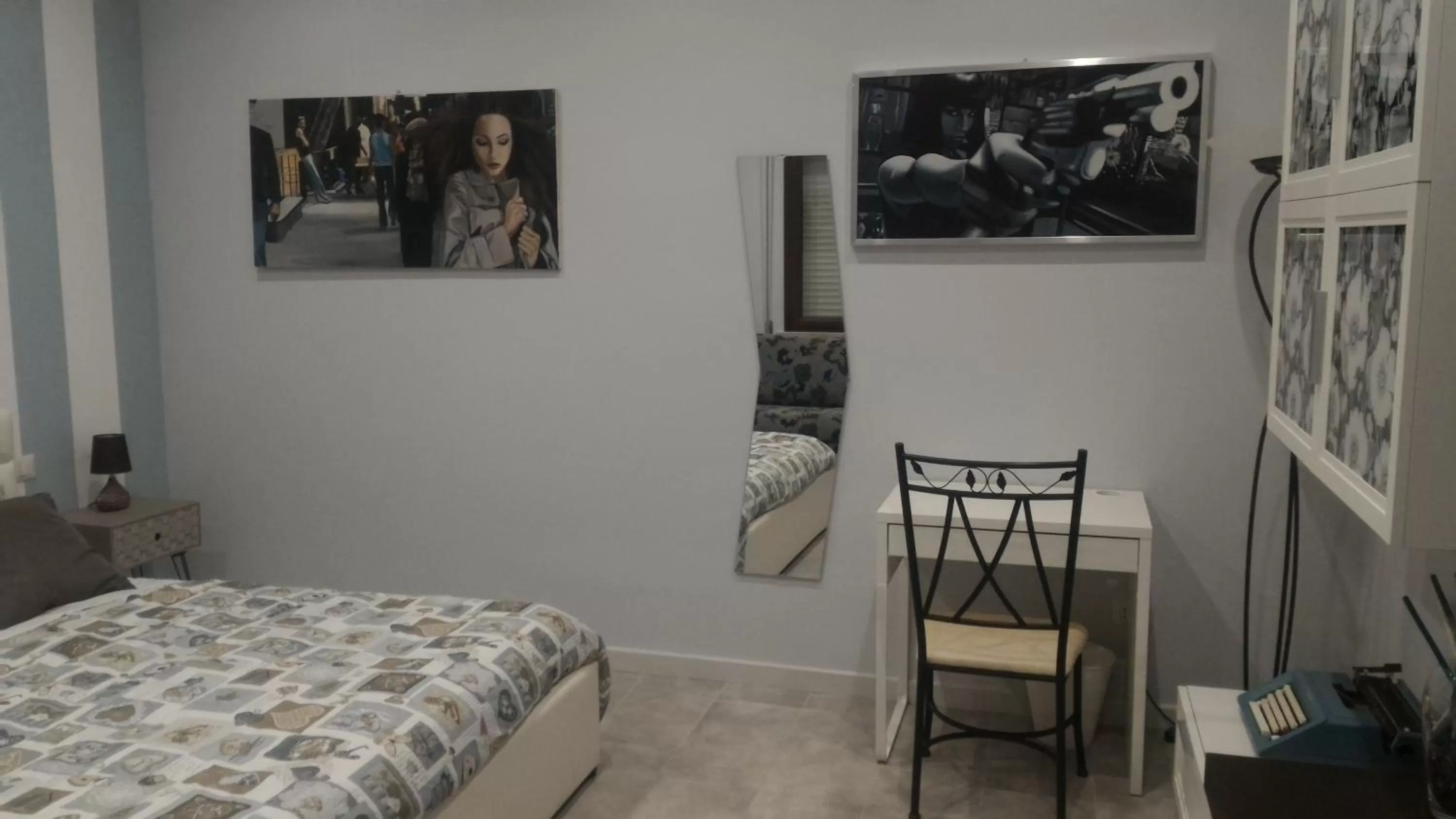 Bed in B&B A casa dell'artista