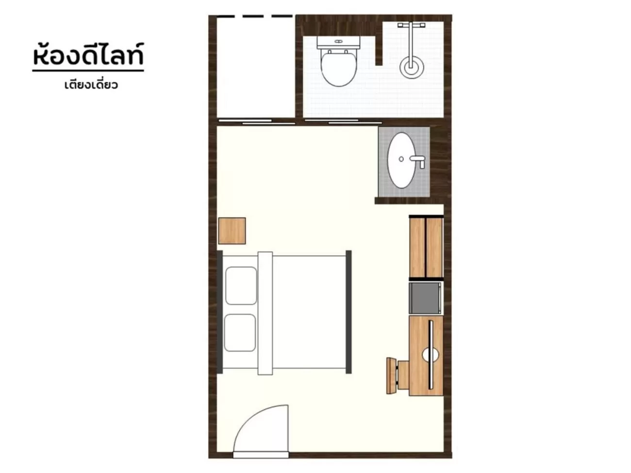 Floor plan in Don Muang Hotel