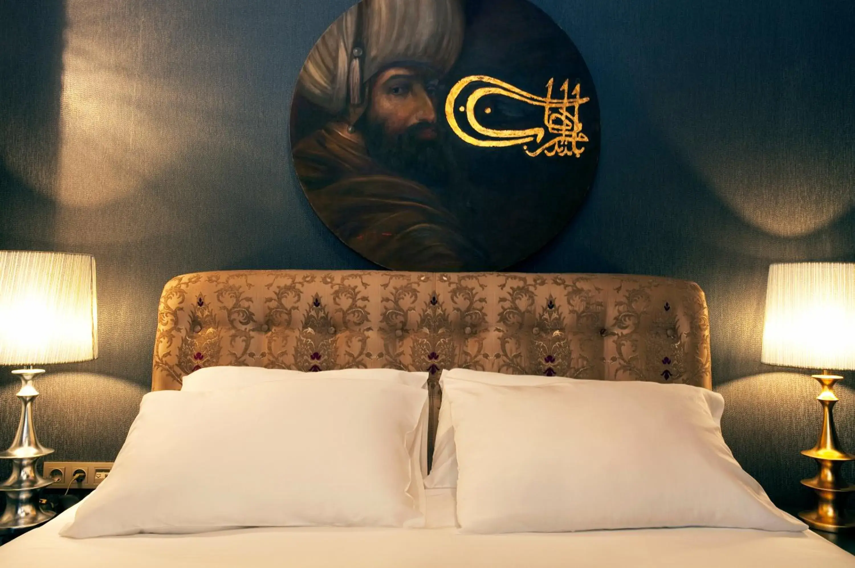 Bed in Hypnos Design Hotel