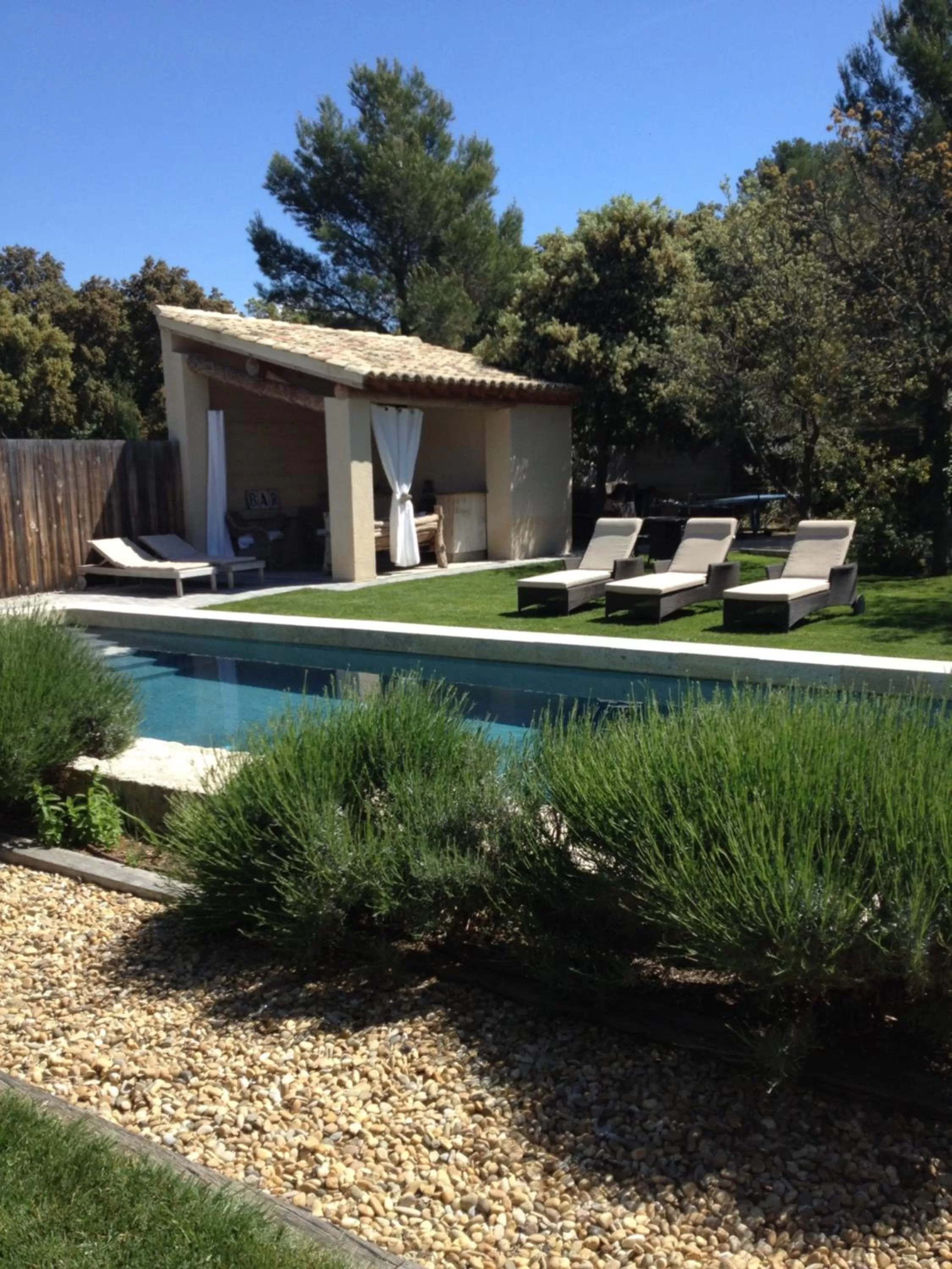 Patio in La bergerie de Nano