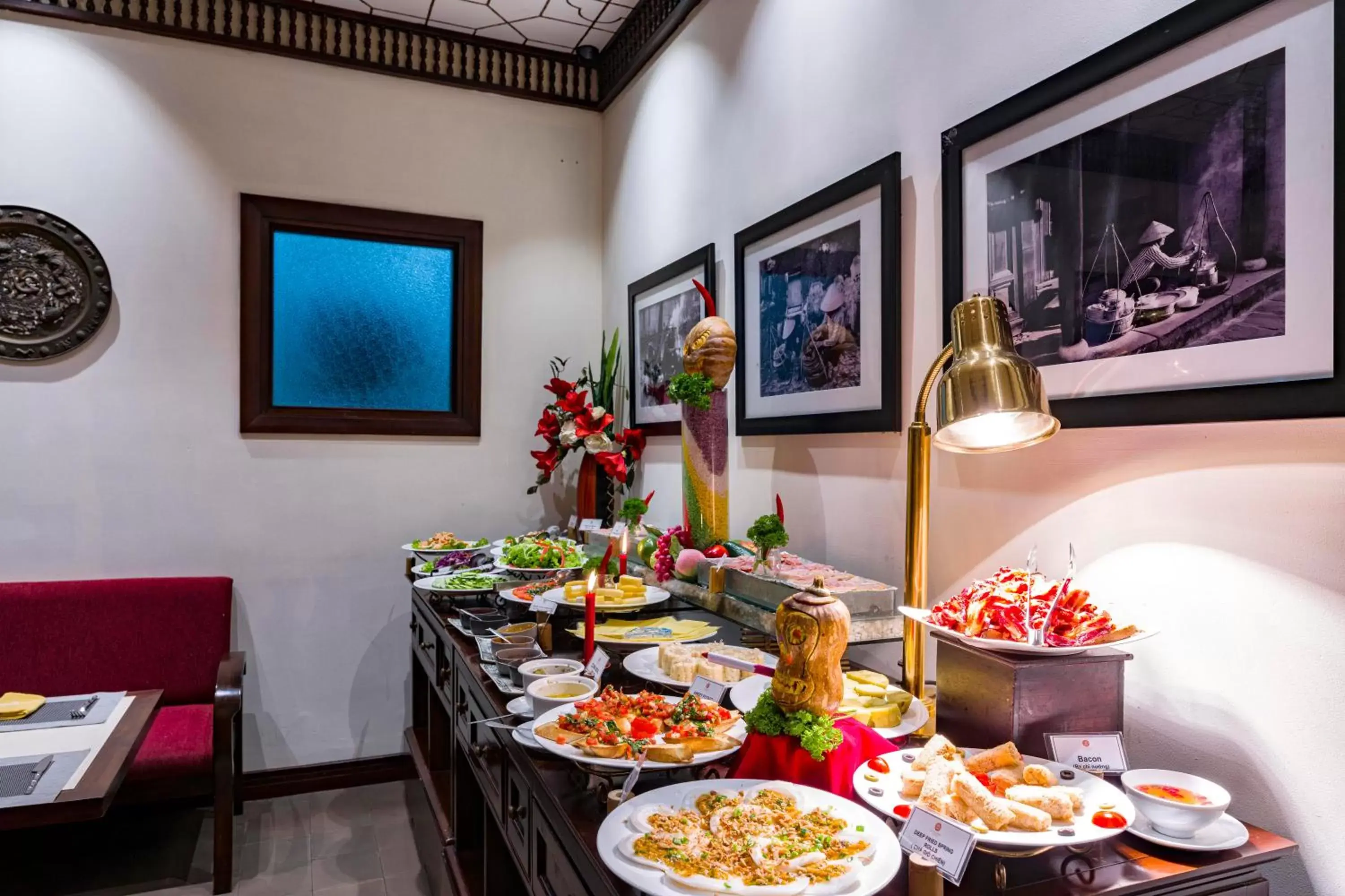 Buffet breakfast in Little Hoi An . A Boutique Hotel & Spa