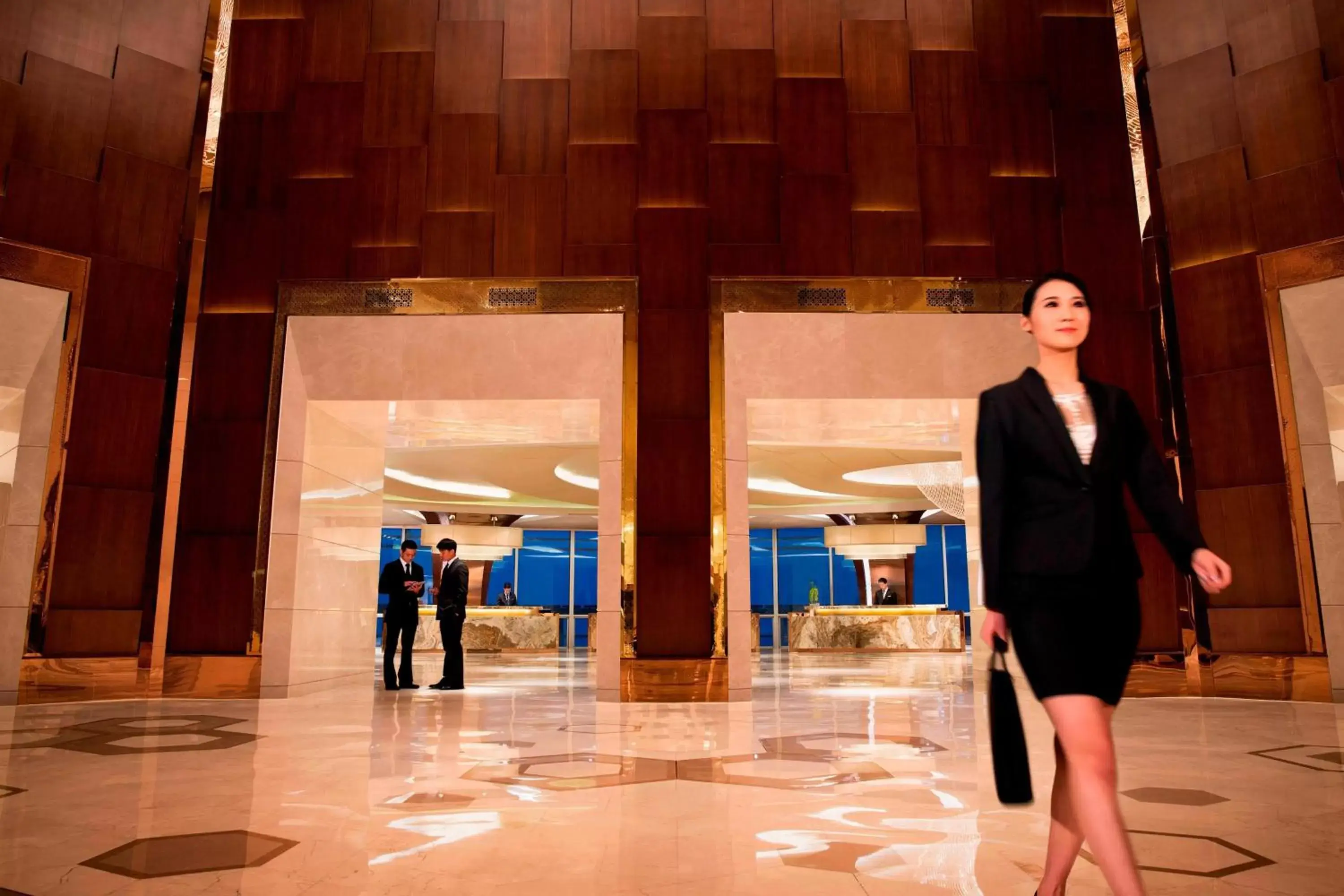 Lobby or reception in JW Marriott Hotel Zhengzhou