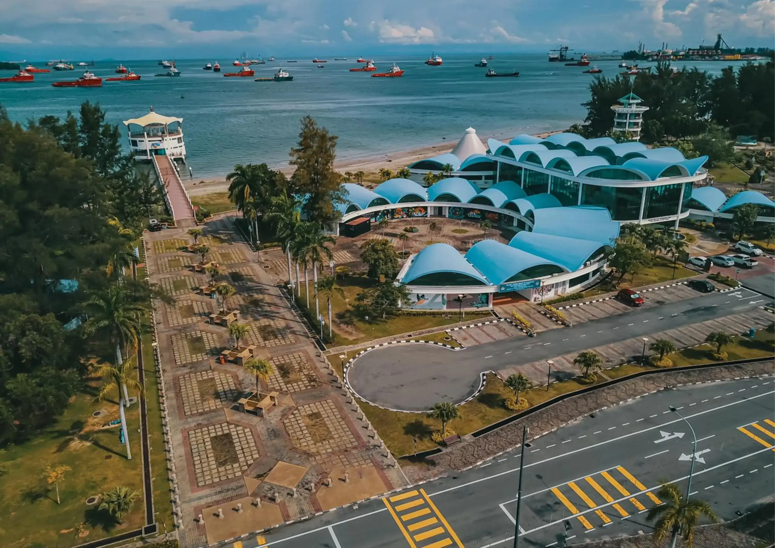 Nearby landmark, Bird's-eye View in Hotel Labuan Point