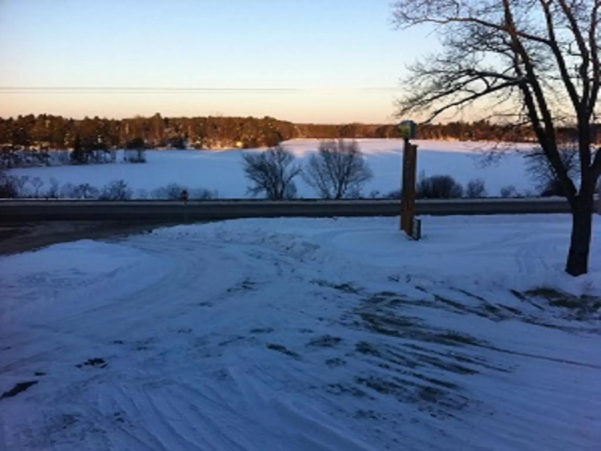 Area and facilities, Winter in Timber Inn Motel