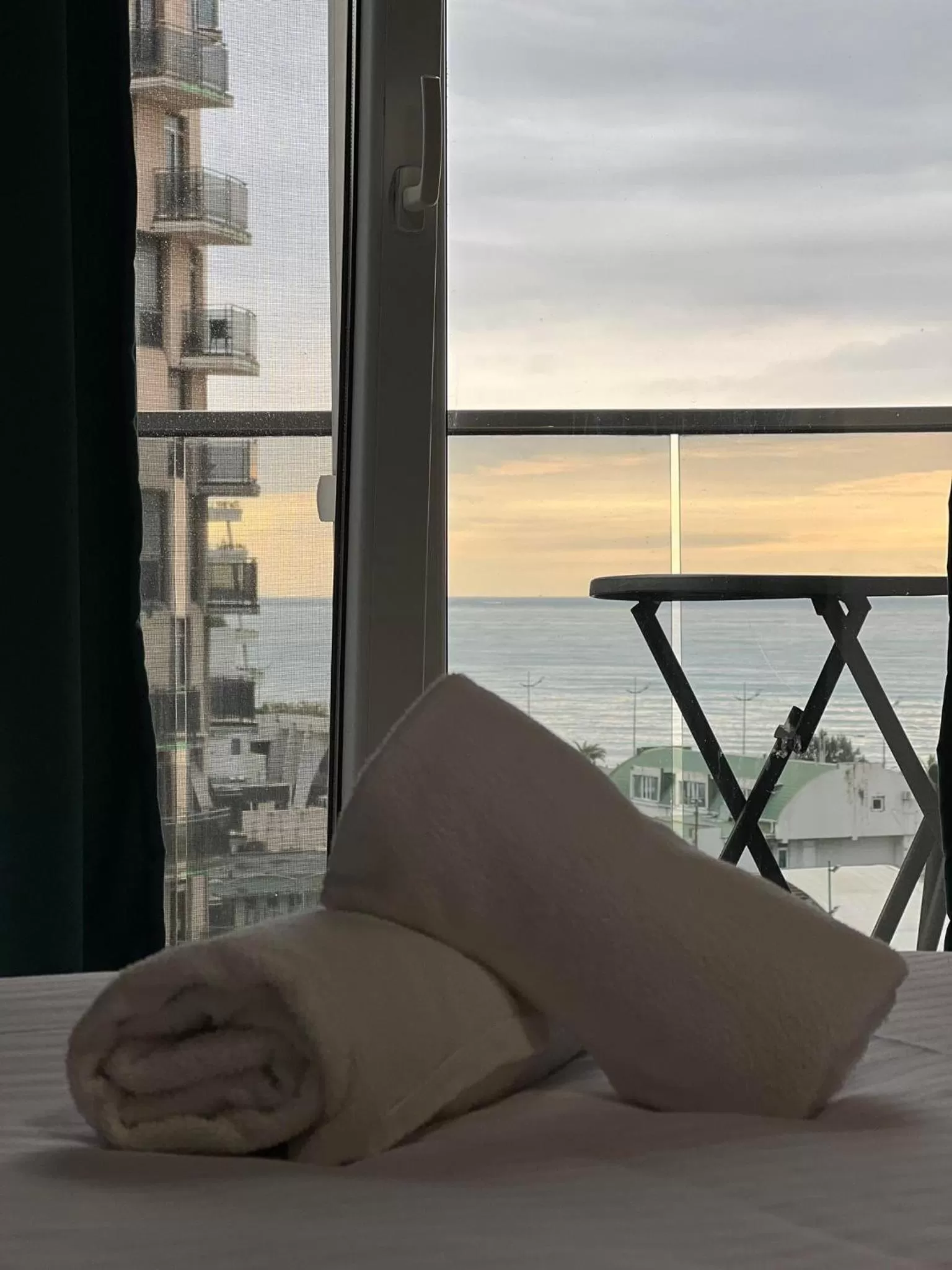 Bed in Holiday Lux Sea Towers Batumi
