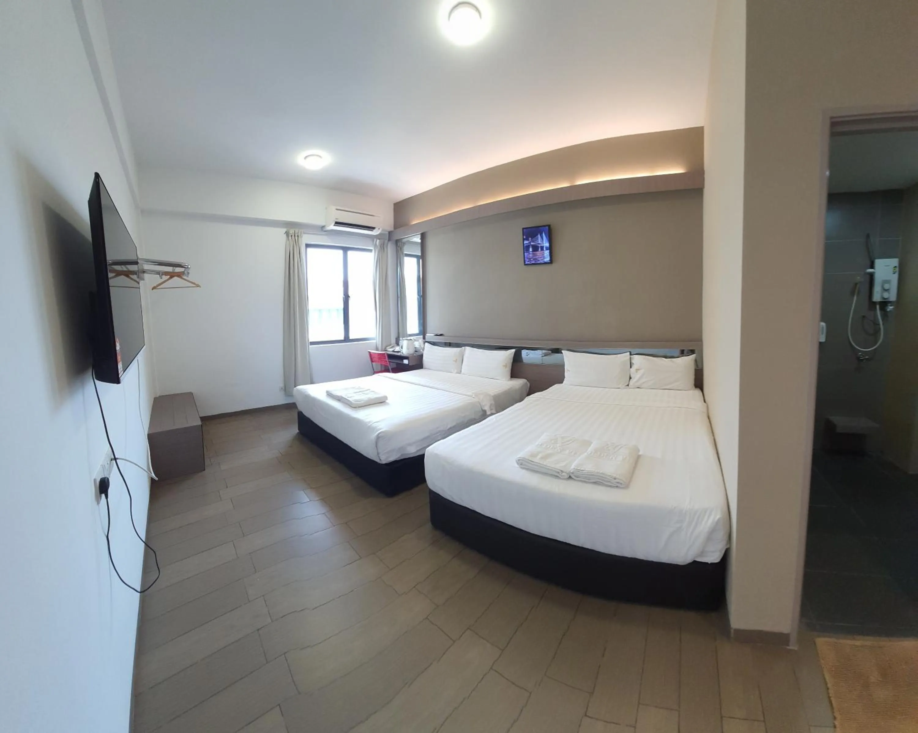 Bed in Hotel Golden View Nilai