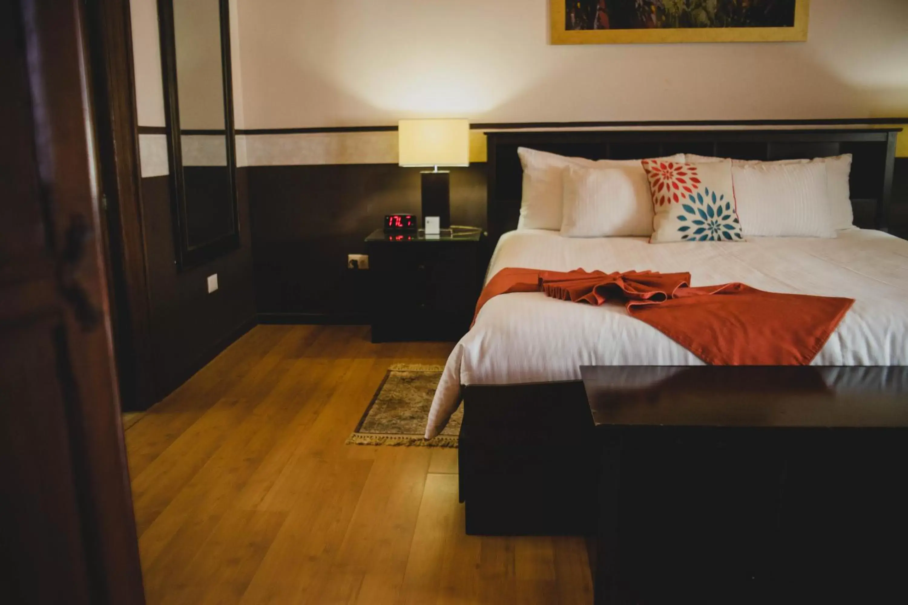 Bedroom, Bed in Hotel del Capitán de Puebla