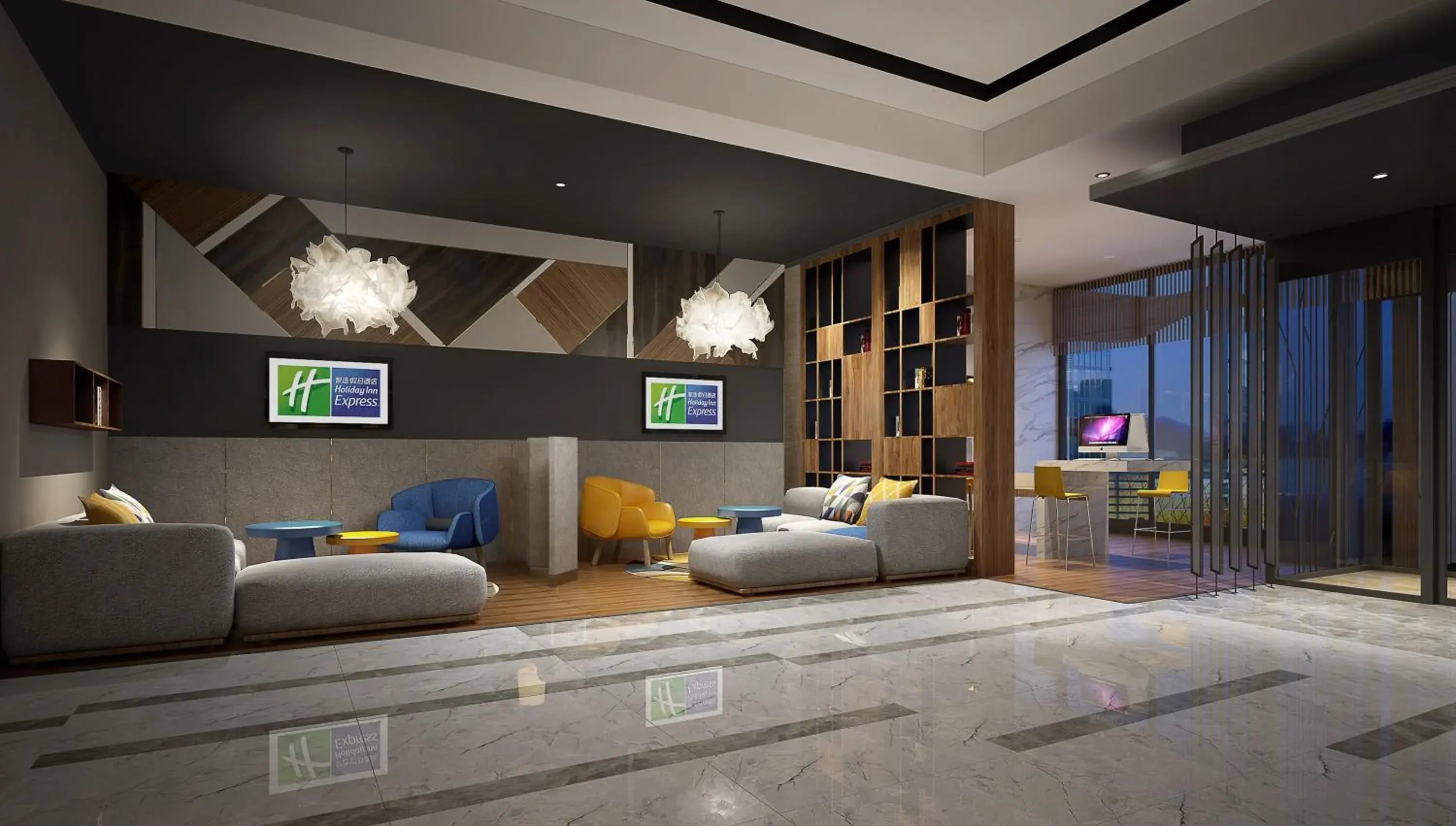 Property building, Lobby/Reception in Holiday Inn Express Chengdu Jinniu, an IHG Hotel