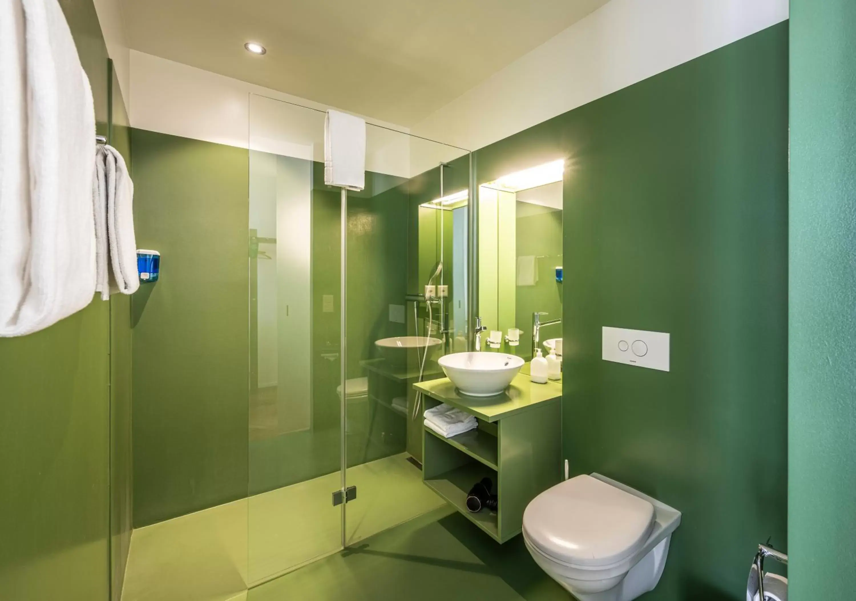 Shower, Bathroom in Hotel Oltnerhof - Self Check in