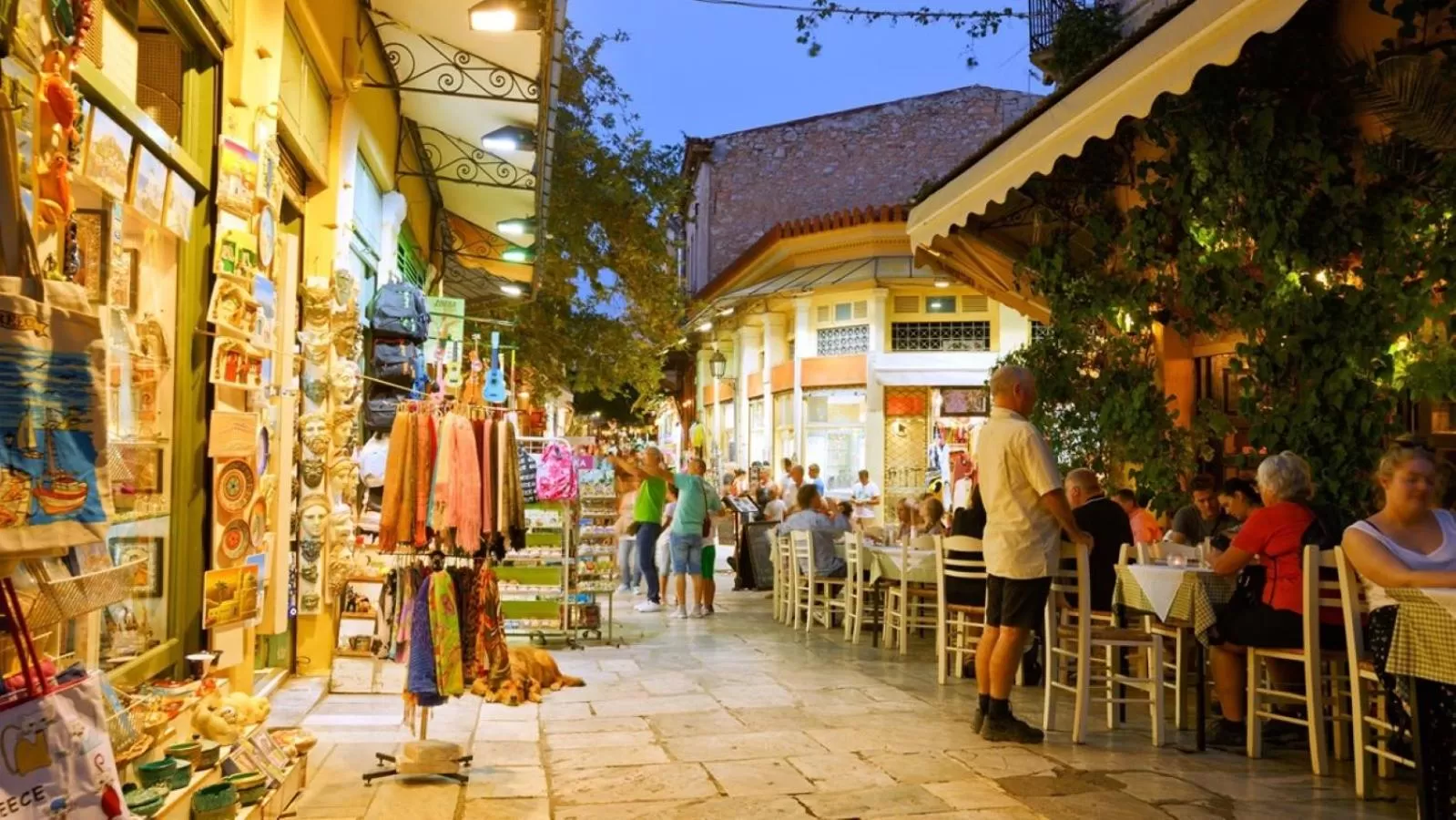Street view in Theasis Athens