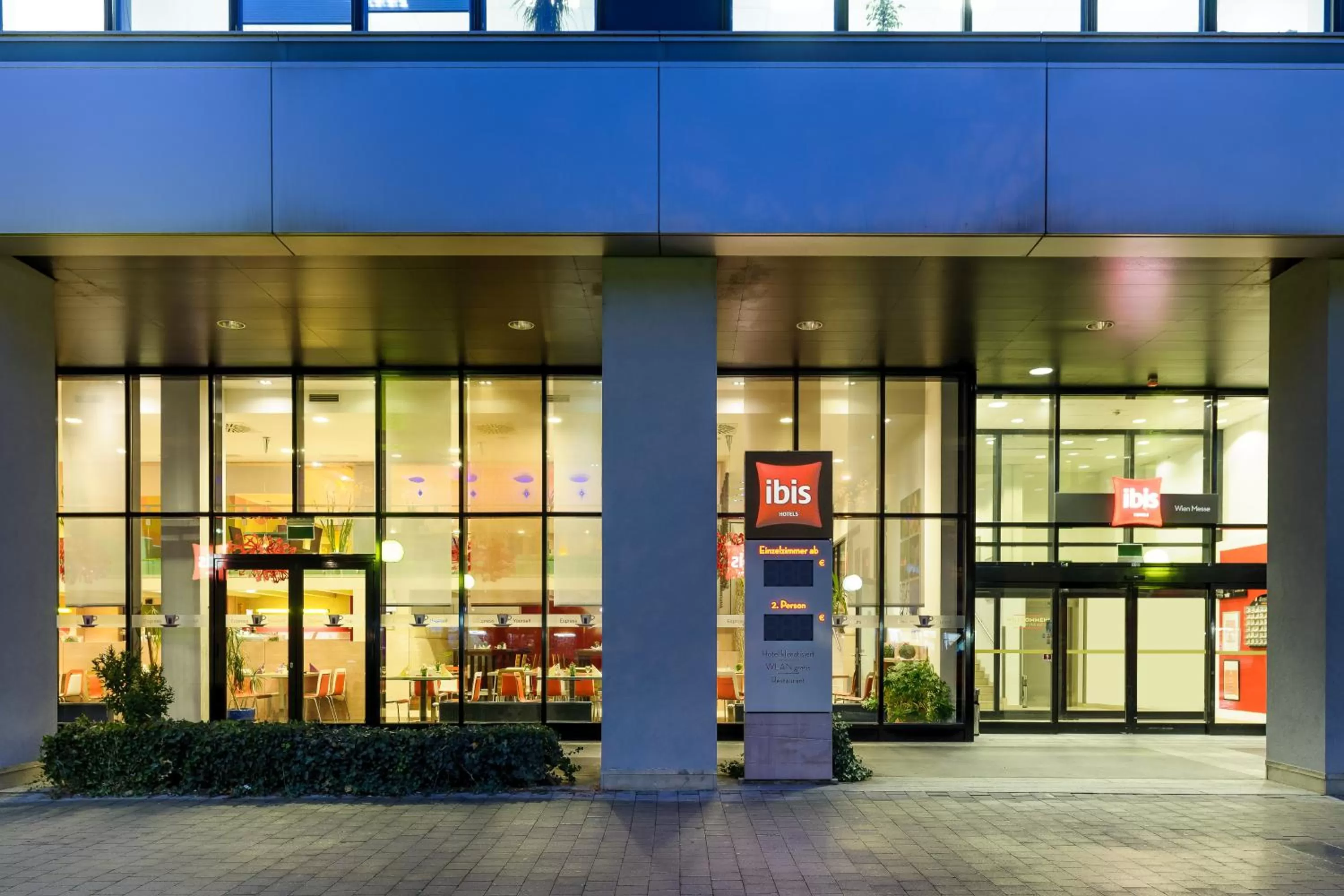 Facade/entrance in Ibis Wien Messe