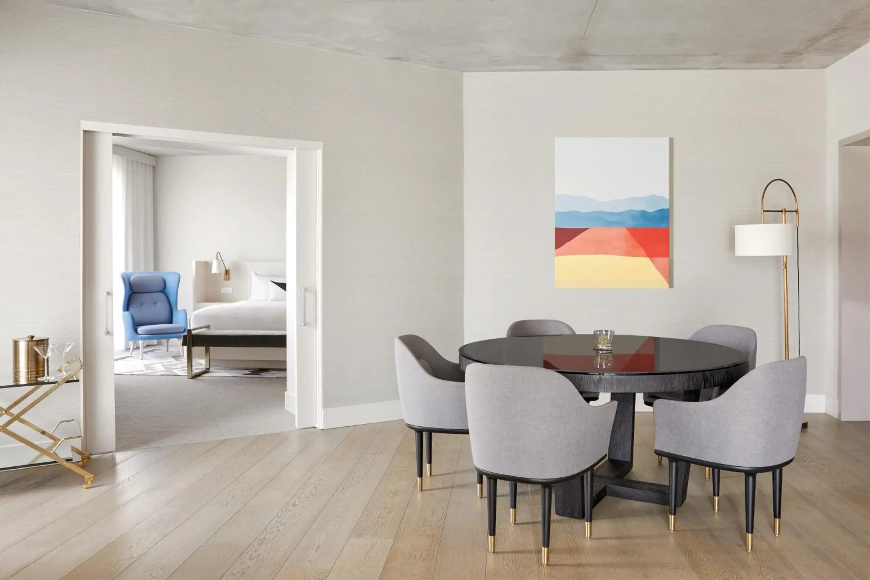 Living room, Dining Area in Mountain Shadows Resort Scottsdale