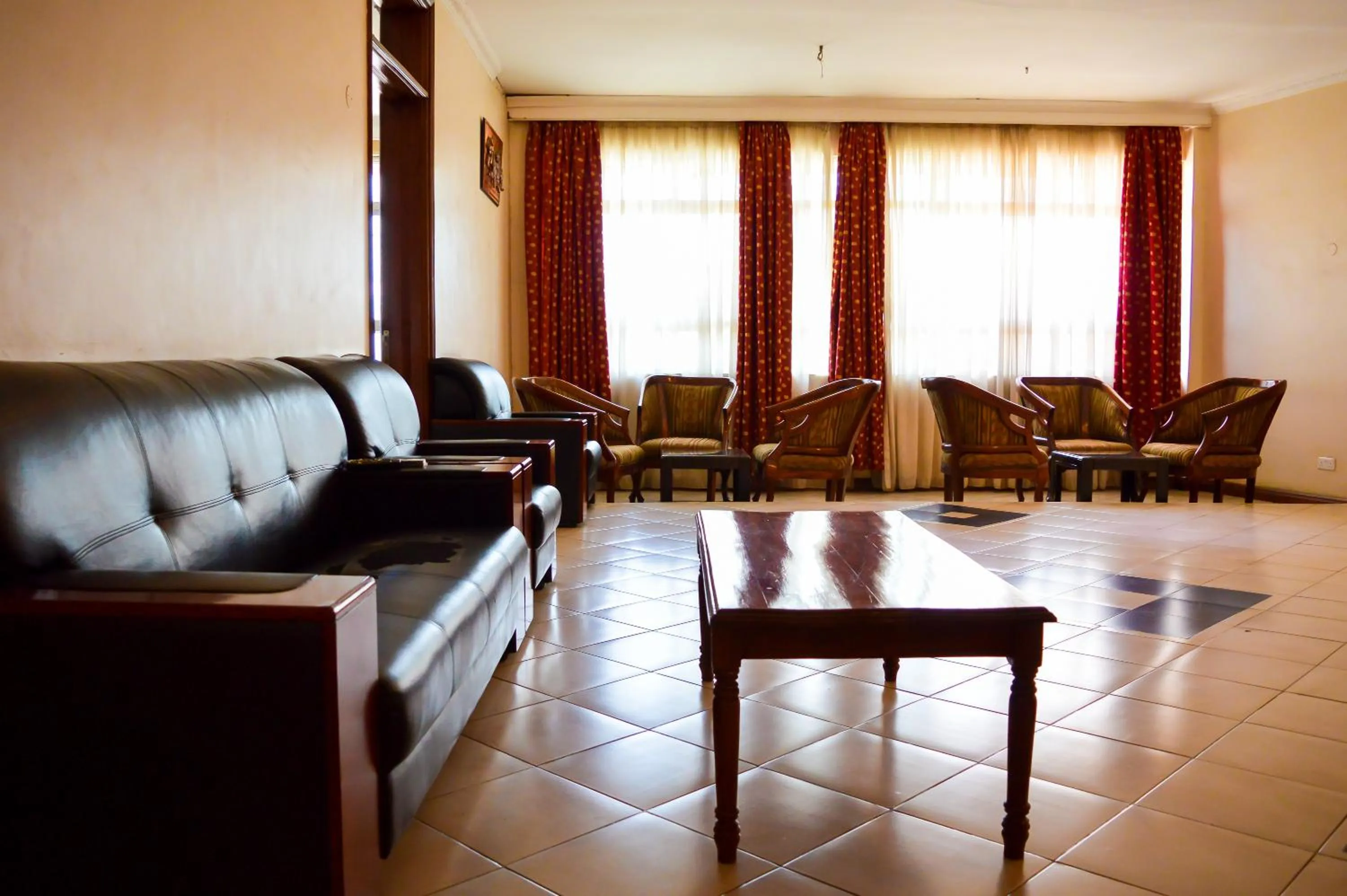 Seating area in Anthena Hotel
