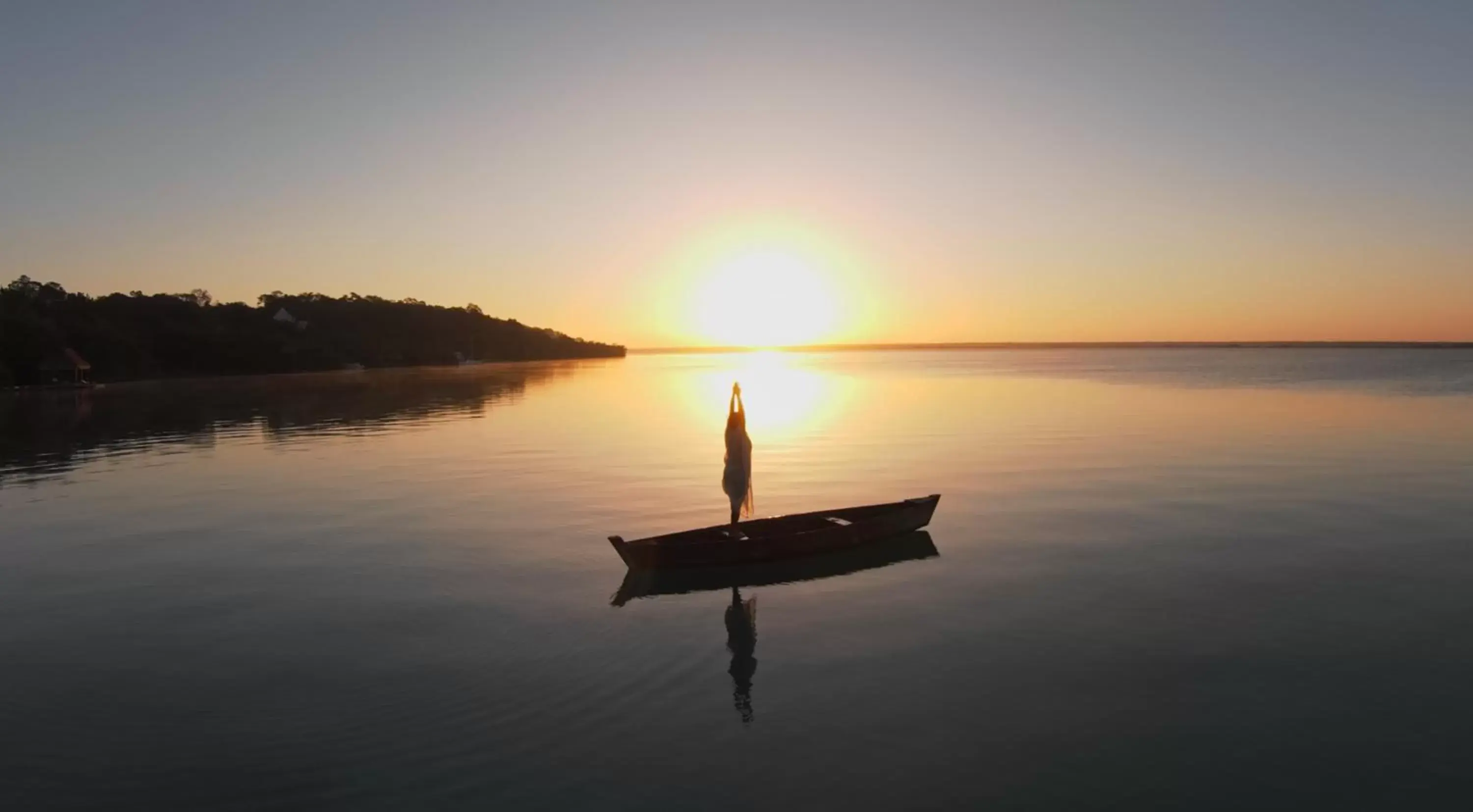 Lake view in MBH Maya Bacalar Hotel Boutique