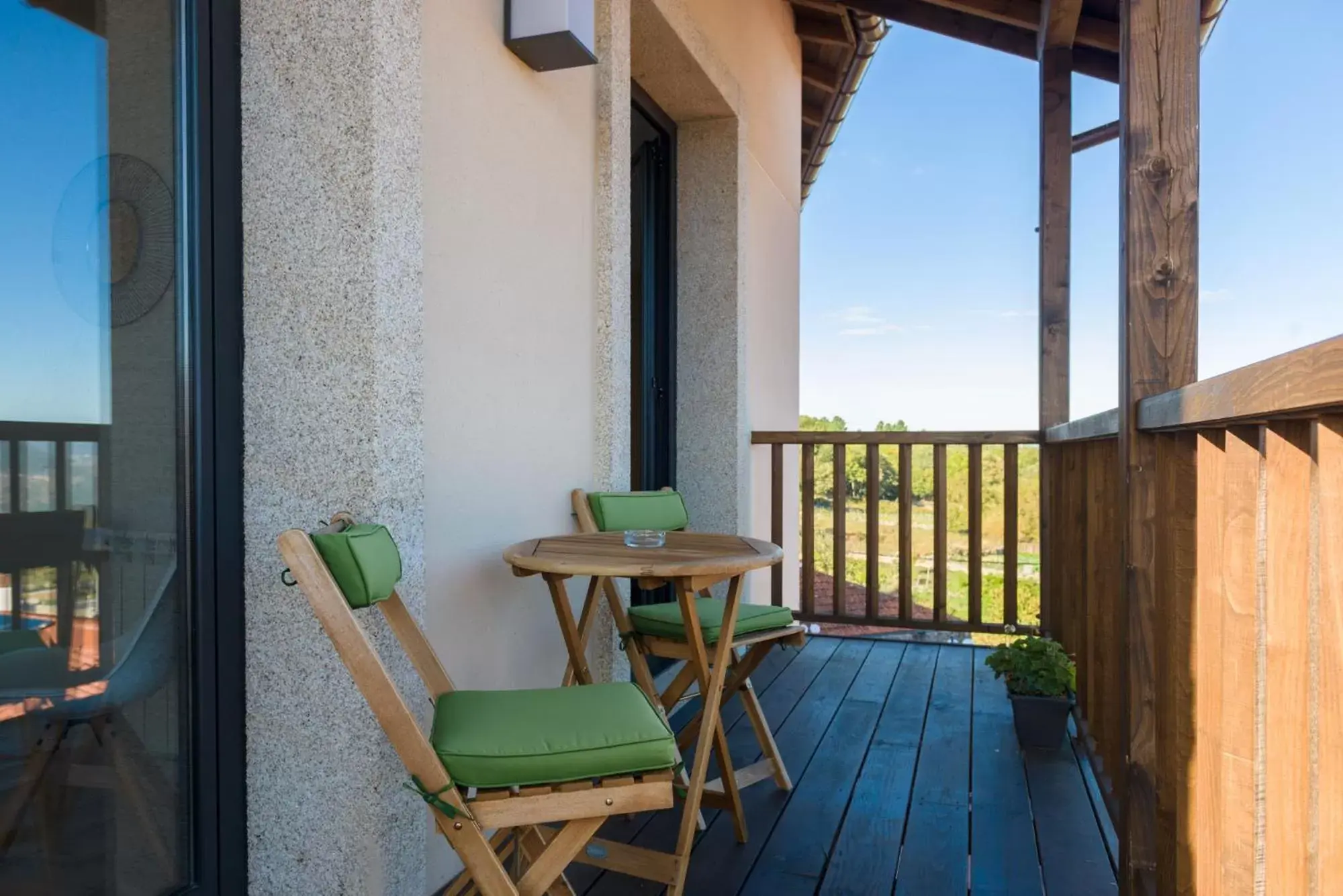 Balcony/Terrace in O balcón da ribeira