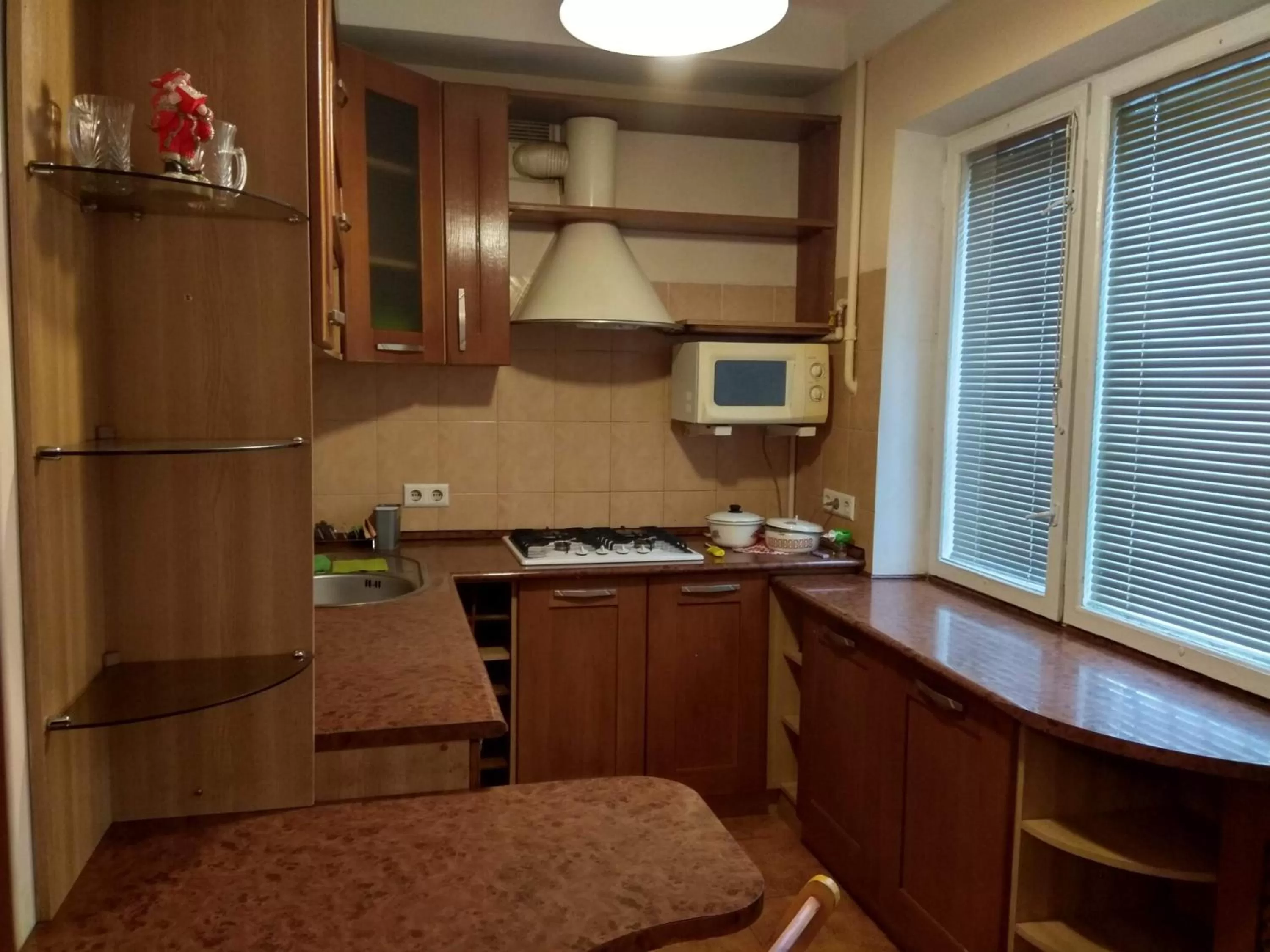 Communal kitchen in Alaska