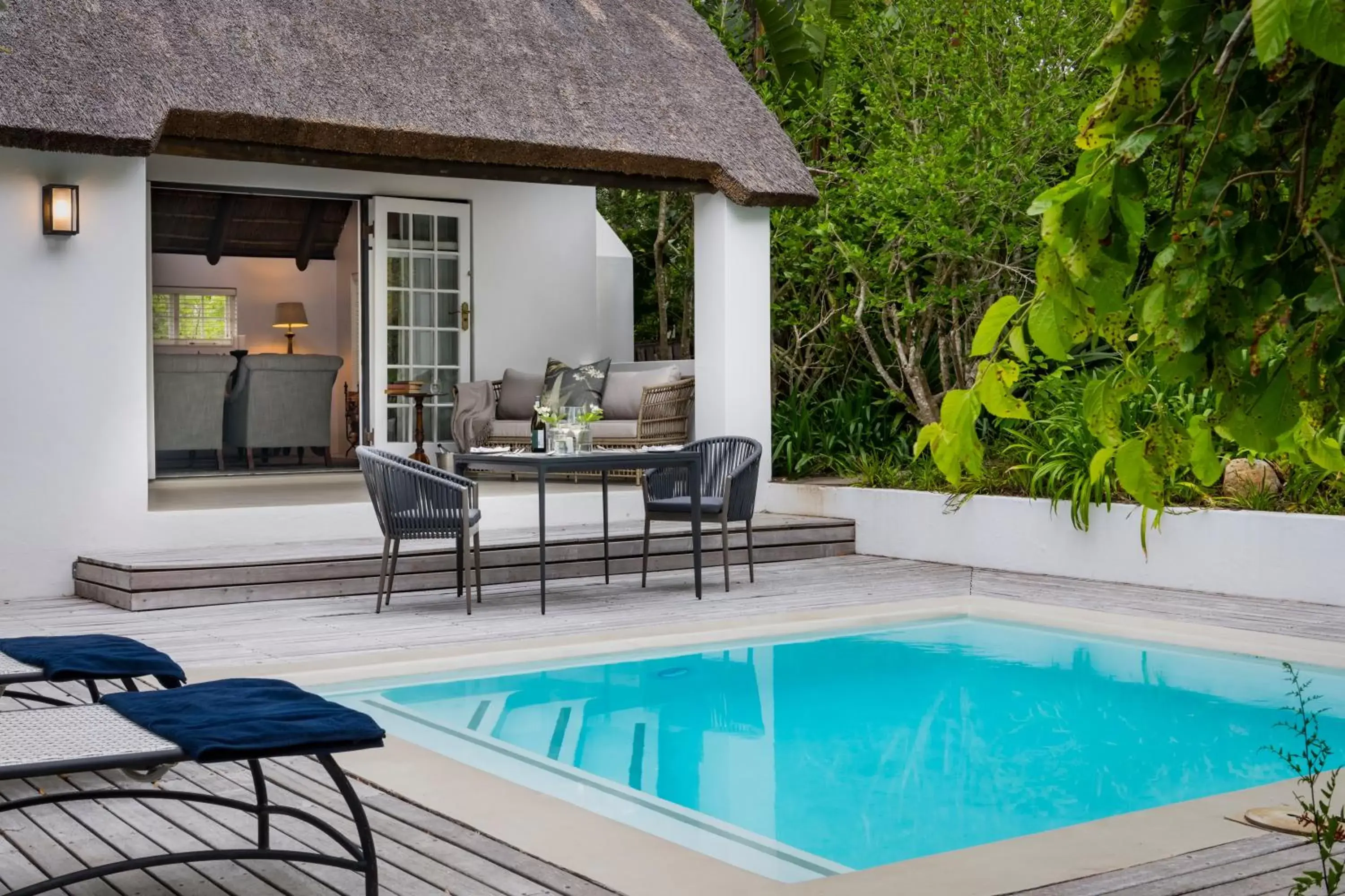 Patio, Swimming Pool in Hunter's Country House