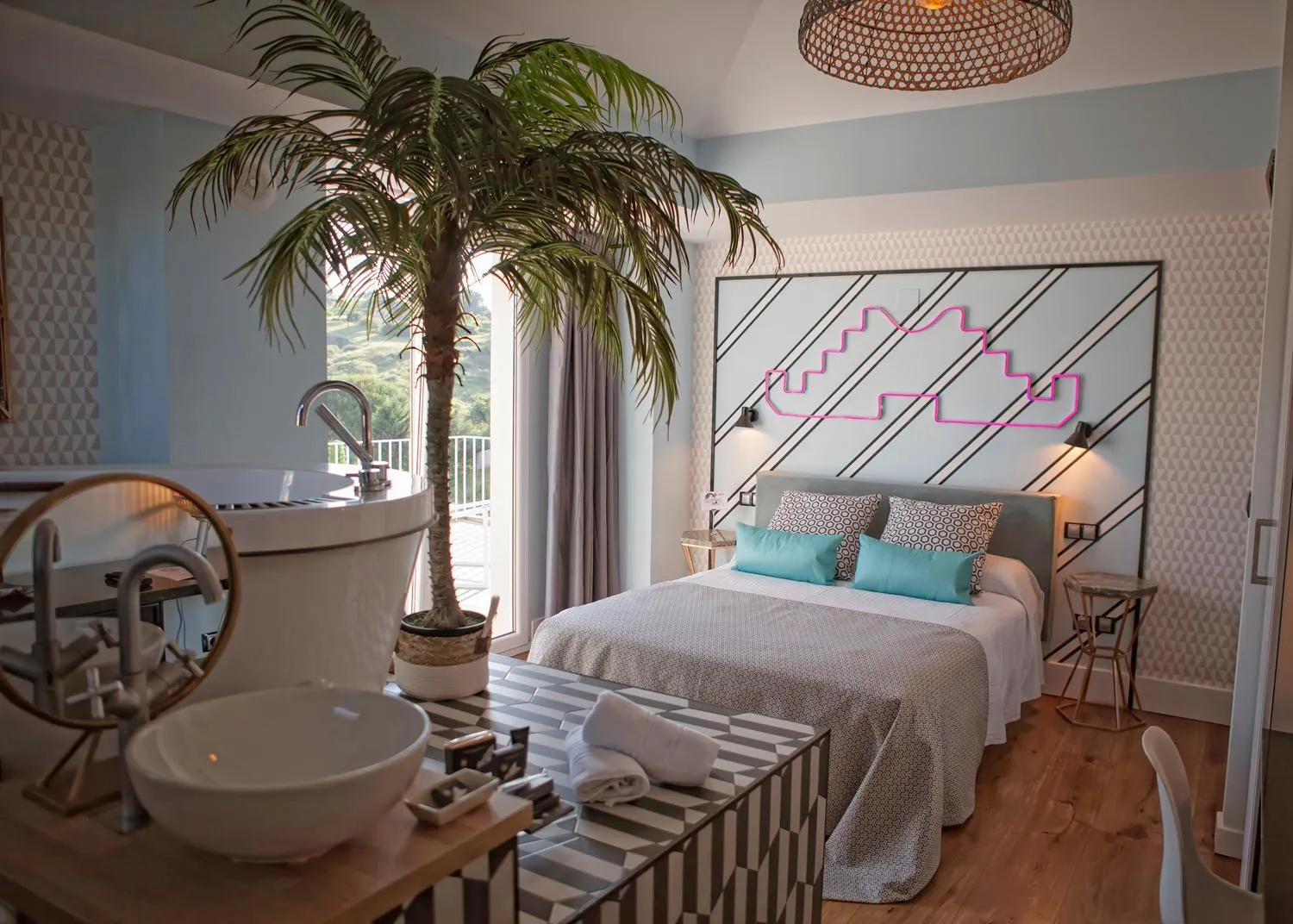 Bed in Amita Hotel Boutique "Only adults"