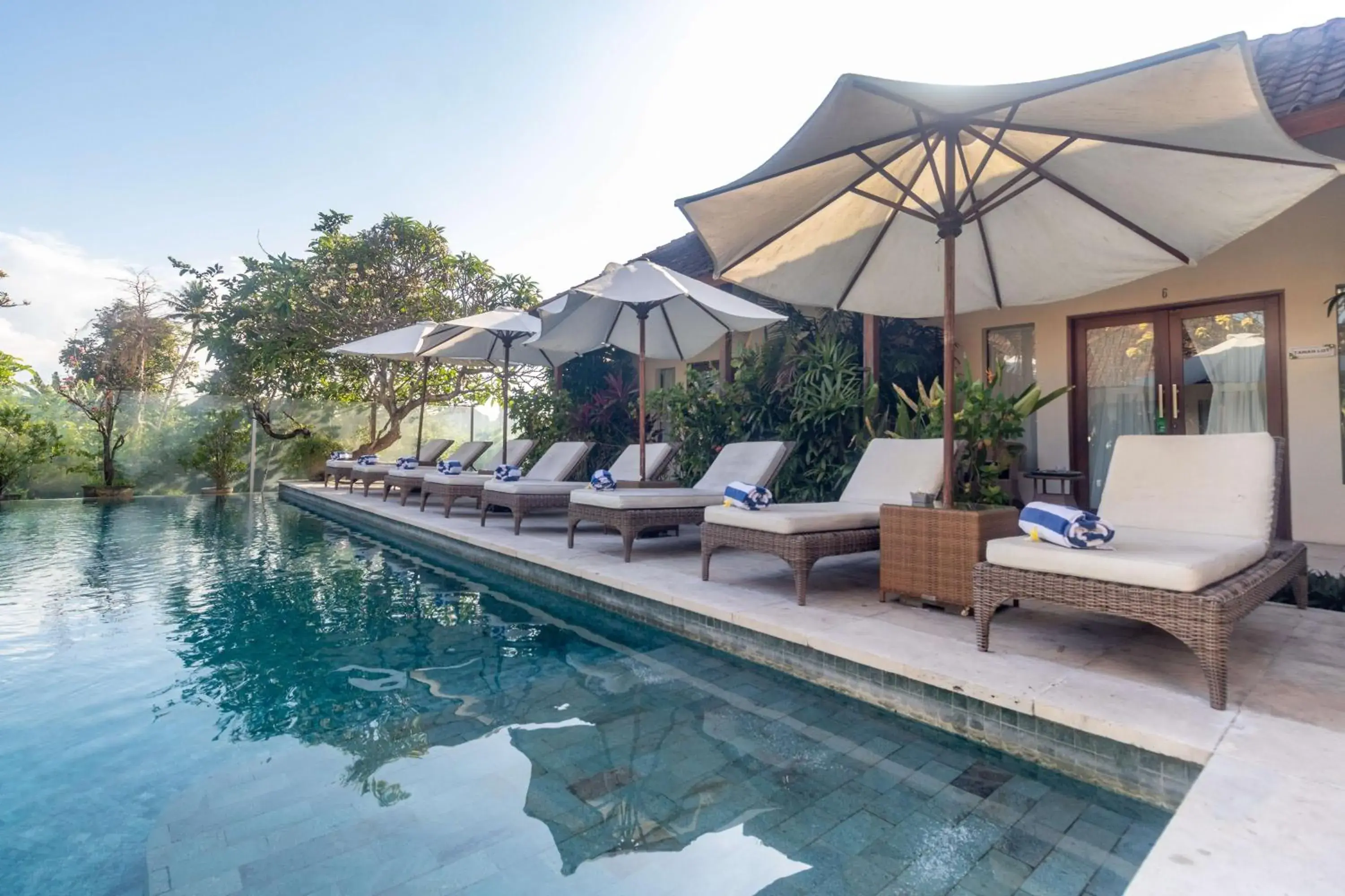 Swimming Pool in Aleesha Villas and Suites