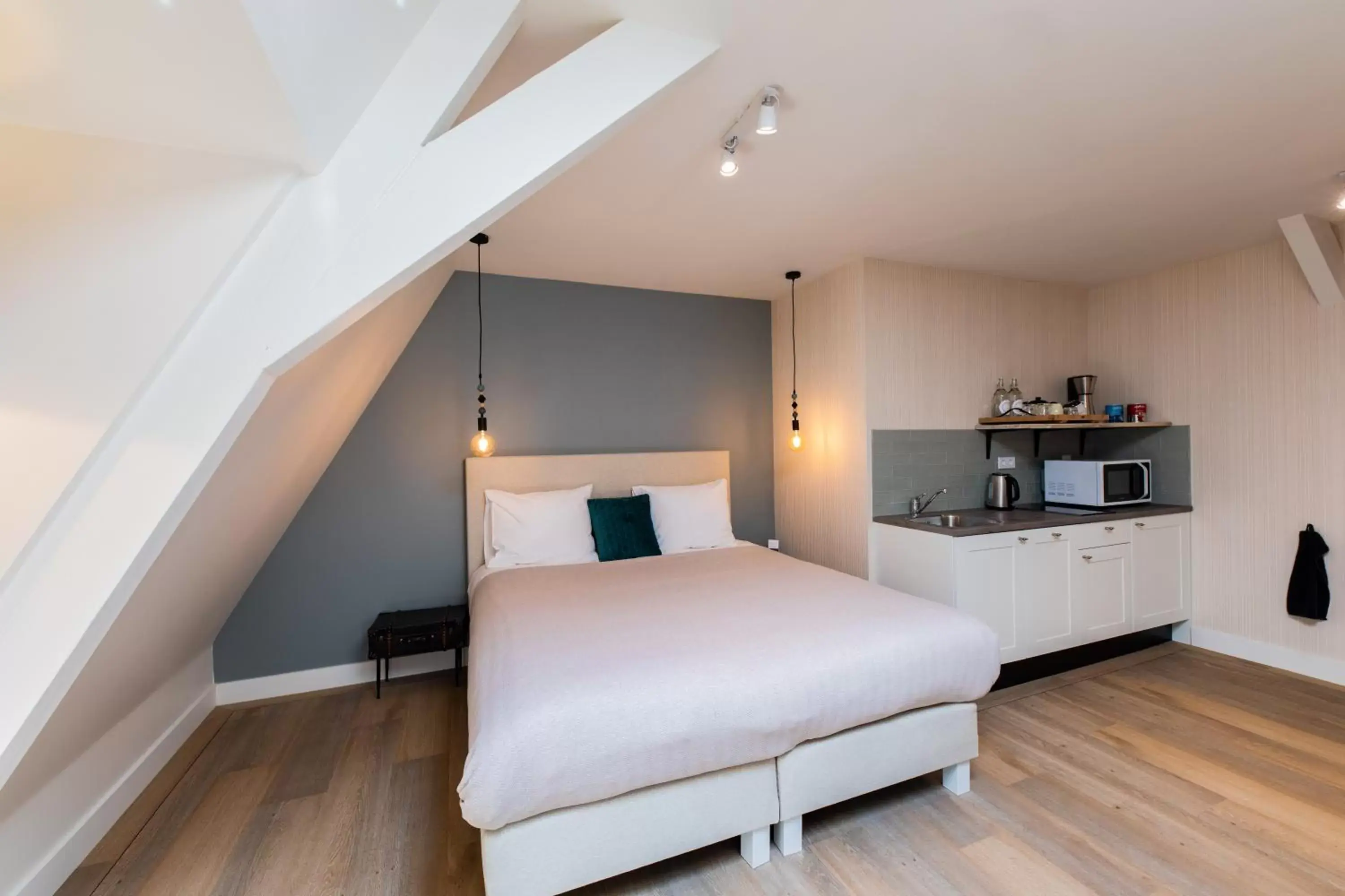Bedroom, Bed in Stadsvilla Mout Rotterdam-Schiedam