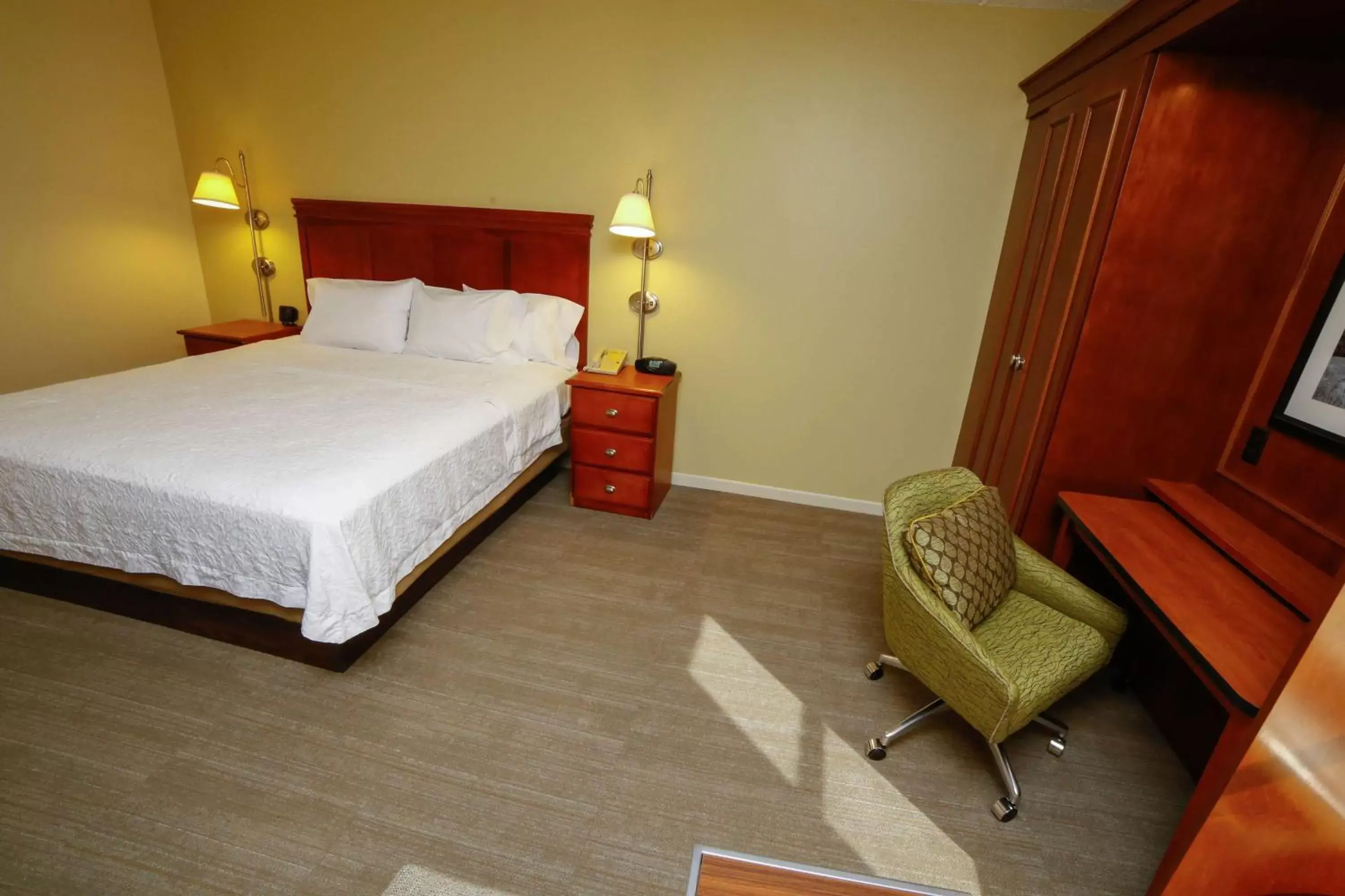 Bedroom, Bed in Hampton Inn Franklin, NC