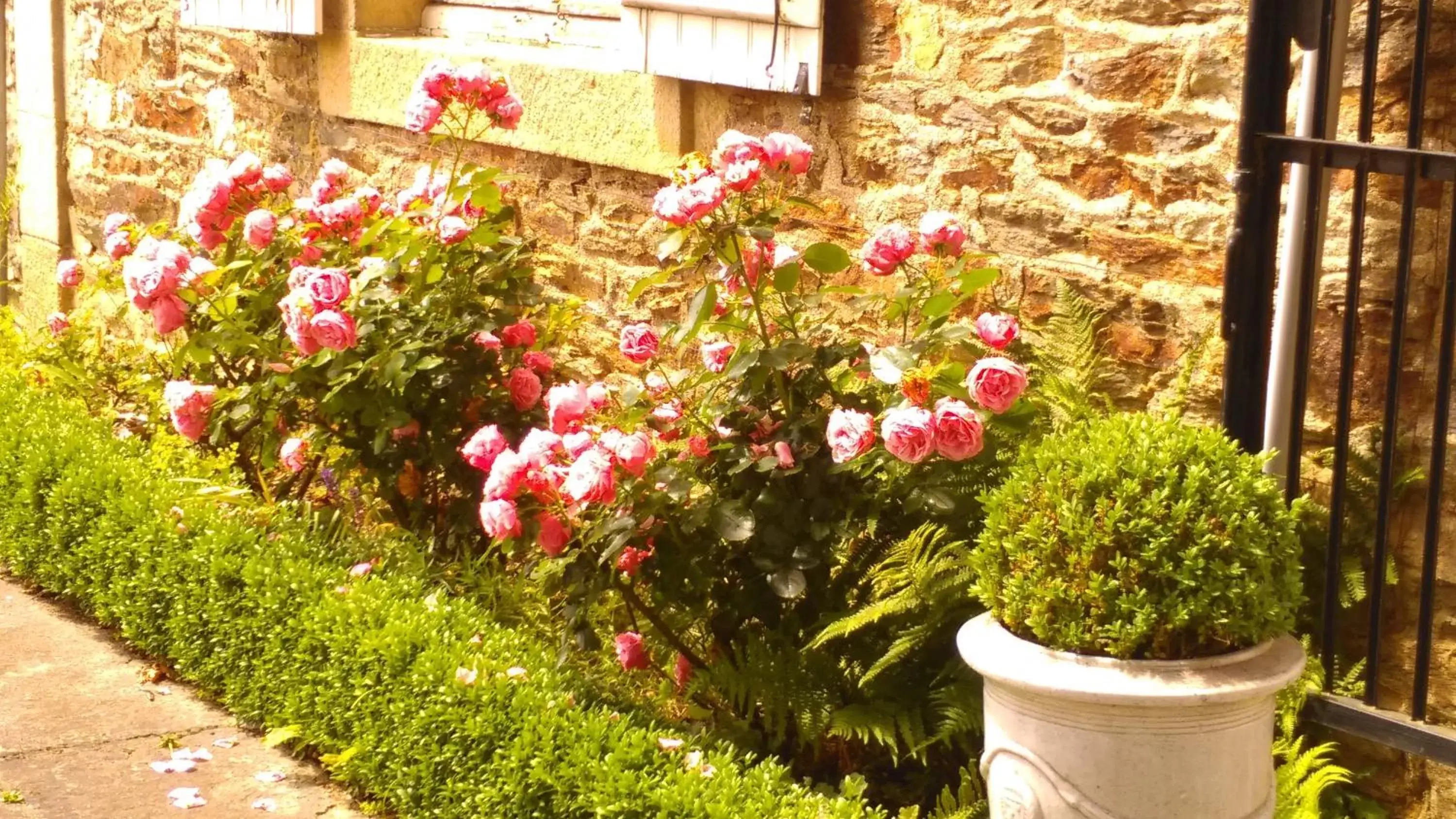 Facade/entrance, Garden in Le Manoir de la Bigotière