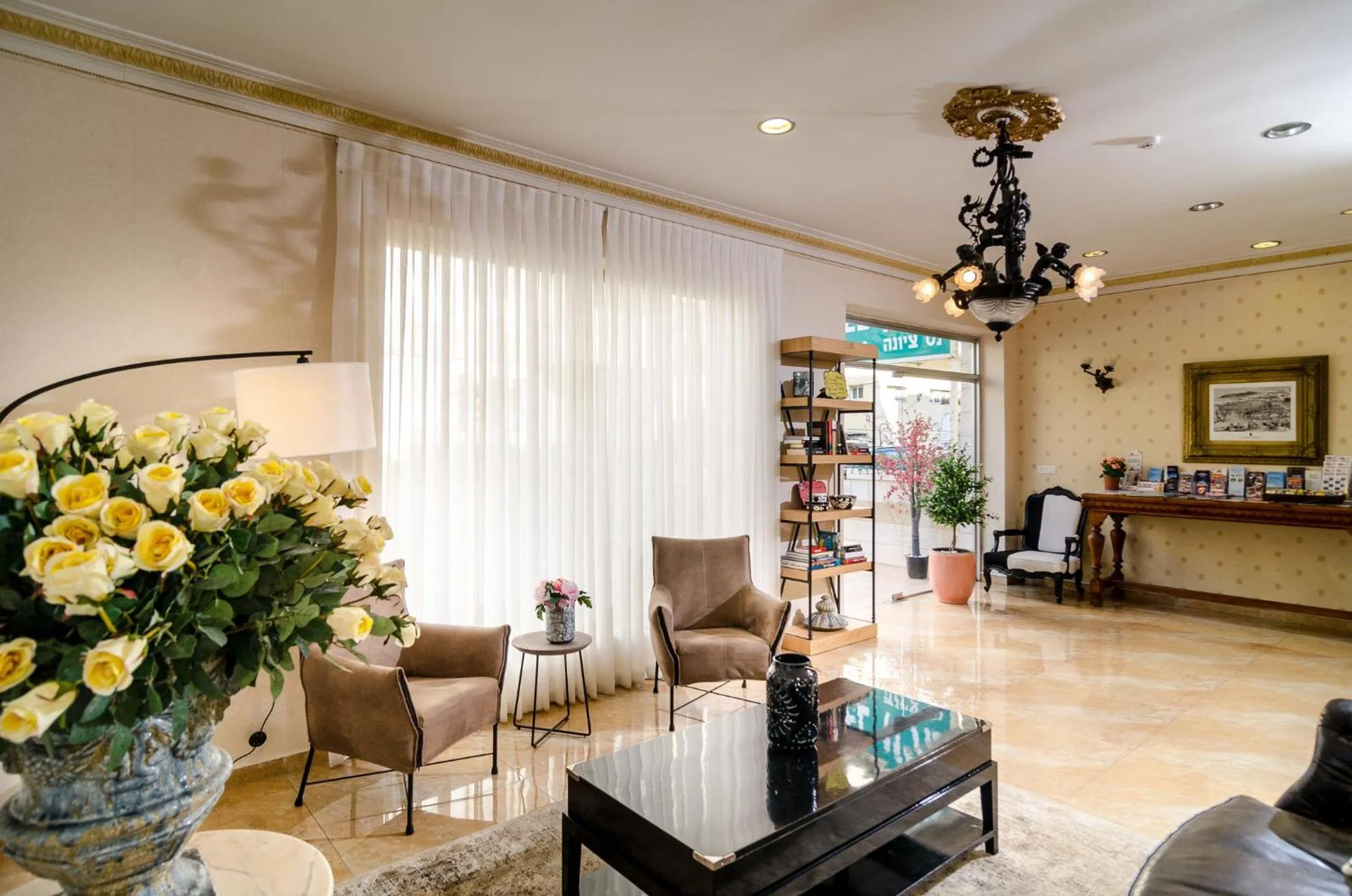 Living room, Lobby/Reception in Ness Hotel