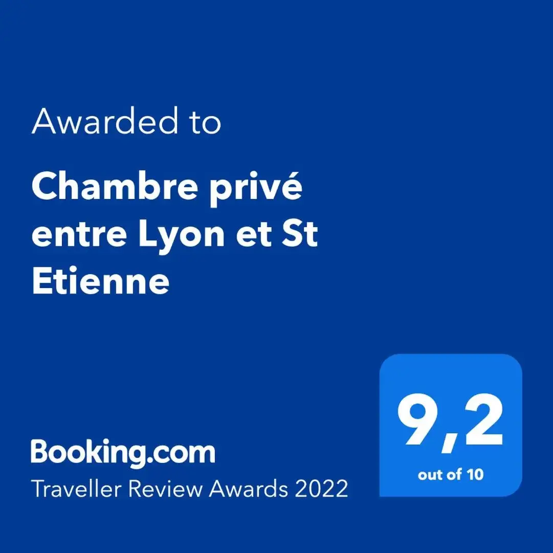 Logo/Certificate/Sign/Award in Chambre privé entre Lyon et St Etienne