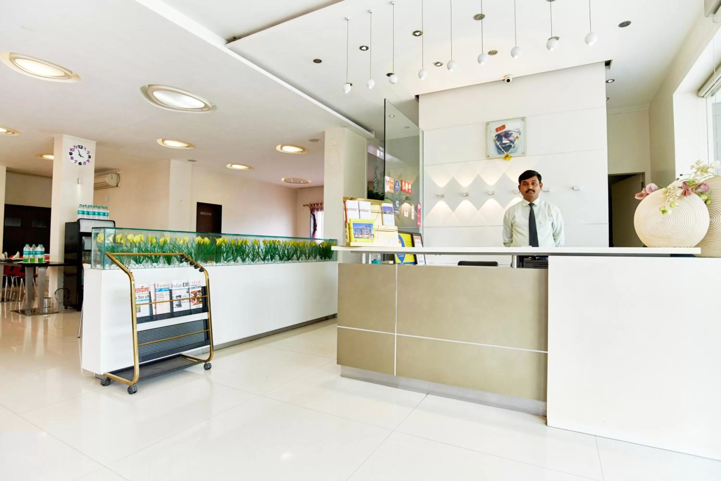 Lobby or reception in Hotel Sai Mahal