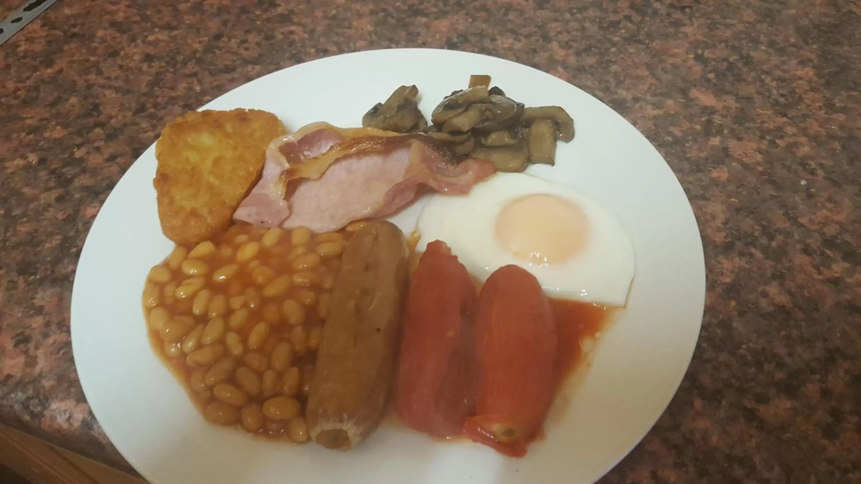 English/Irish breakfast, Food in Hornby House Hotel