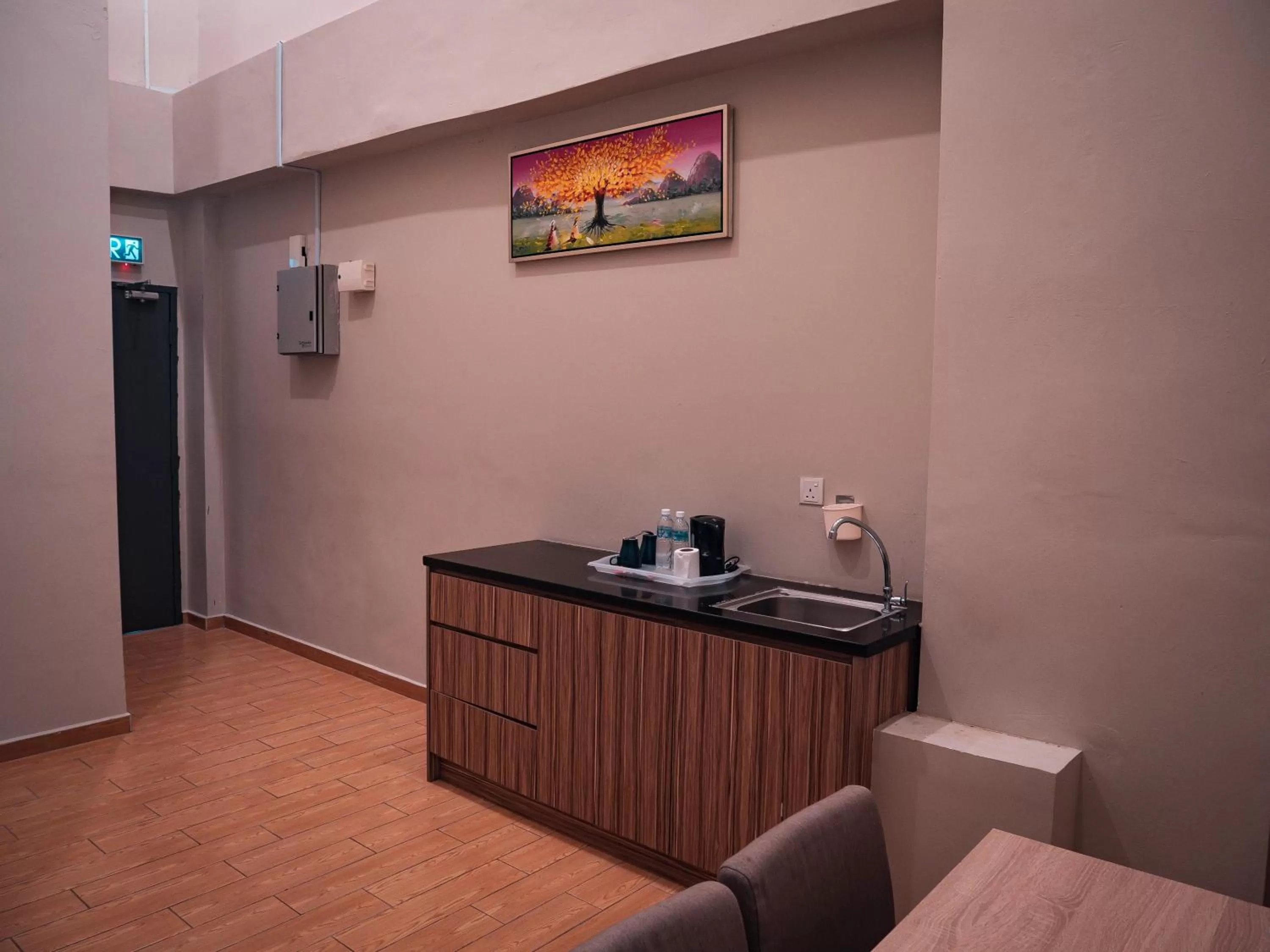 Kitchen or kitchenette in Bangi Perdana Hotel