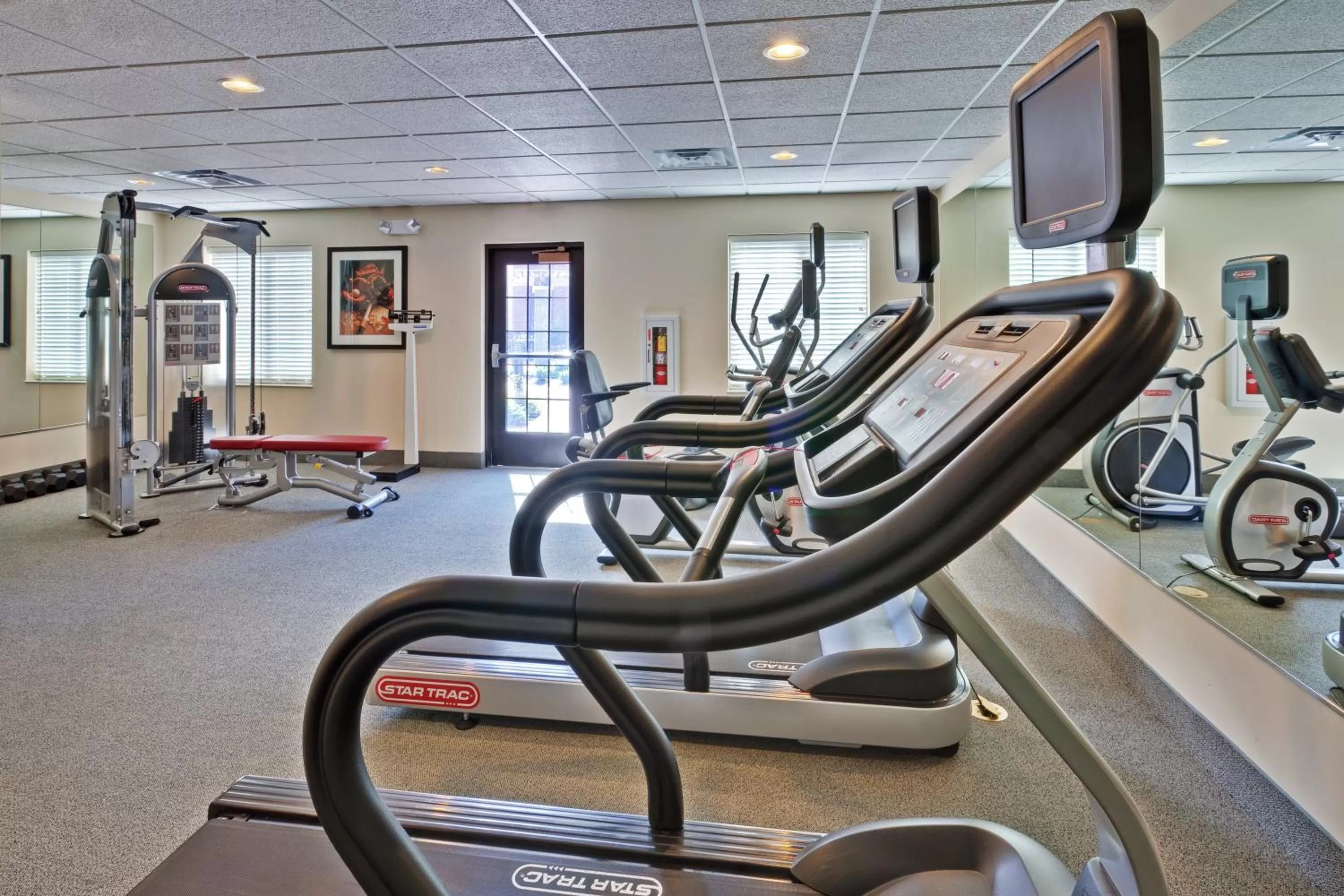 Fitness centre/facilities in Staybridge Suites Indianapolis-Carmel by IHG