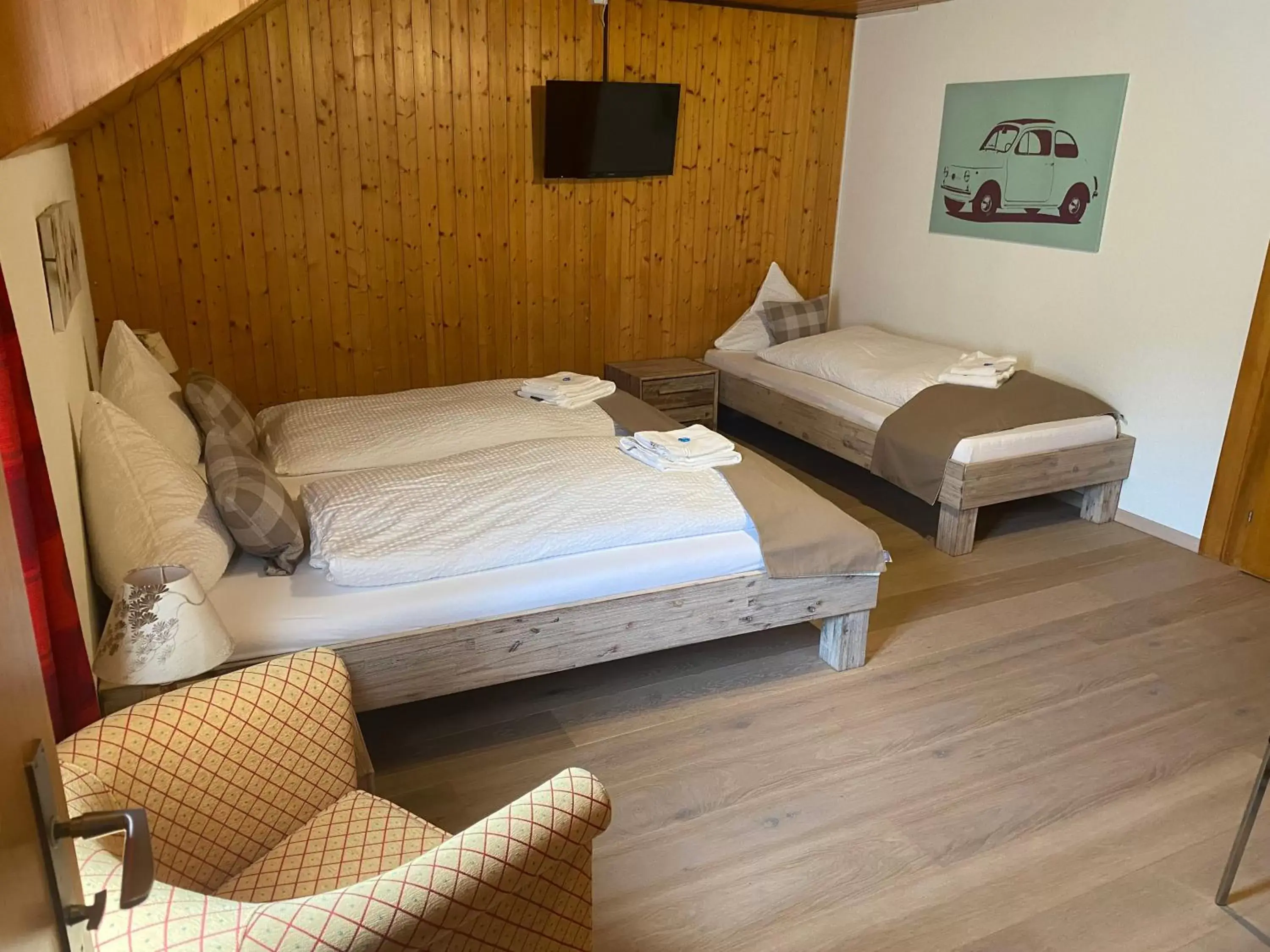 Bed in Hasli Lodge