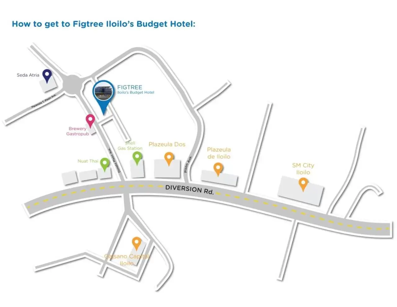 Property building, Floor Plan in Figtree Hotel