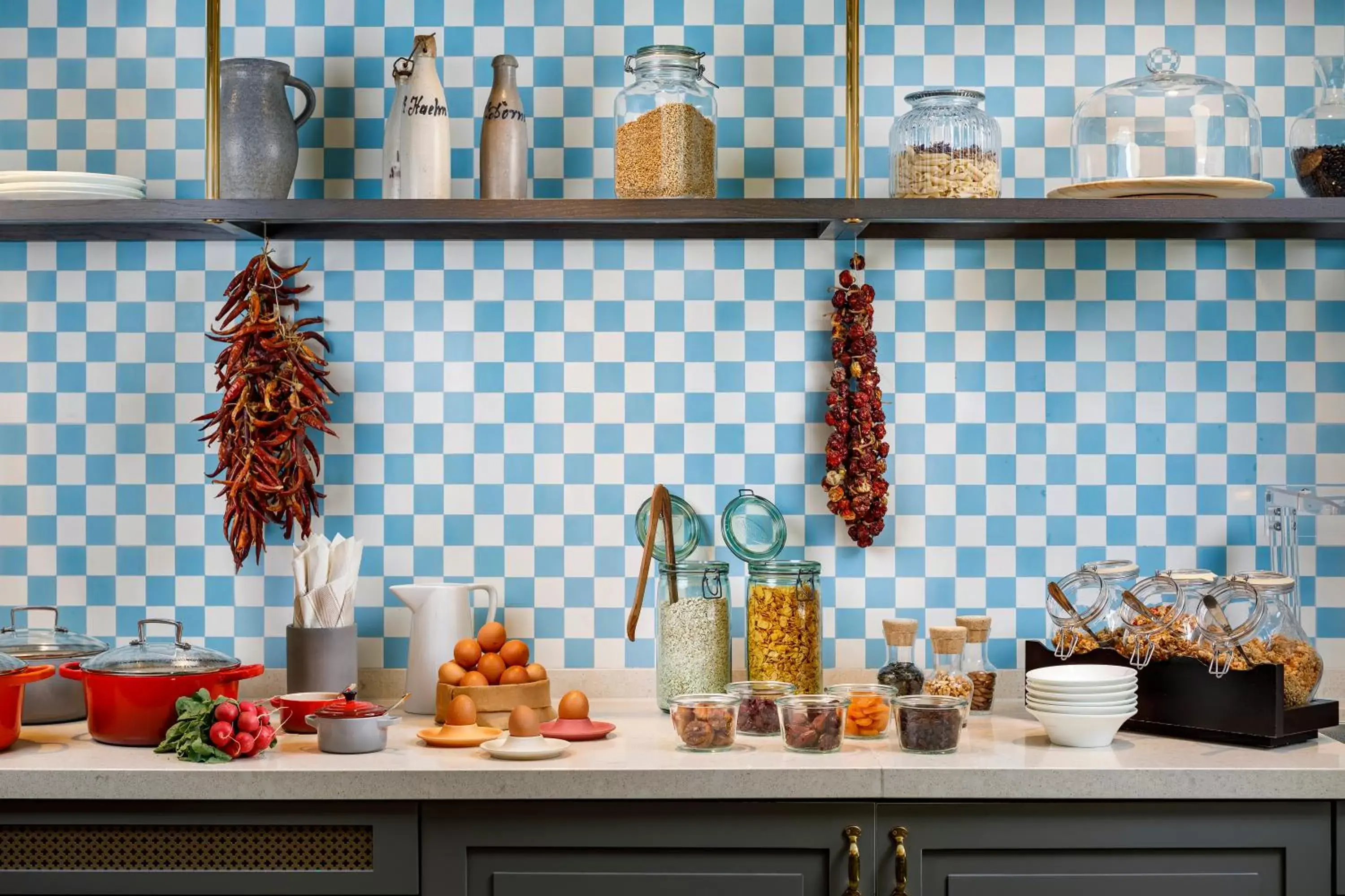 Breakfast, Kitchen/Kitchenette in Hotel Seehof