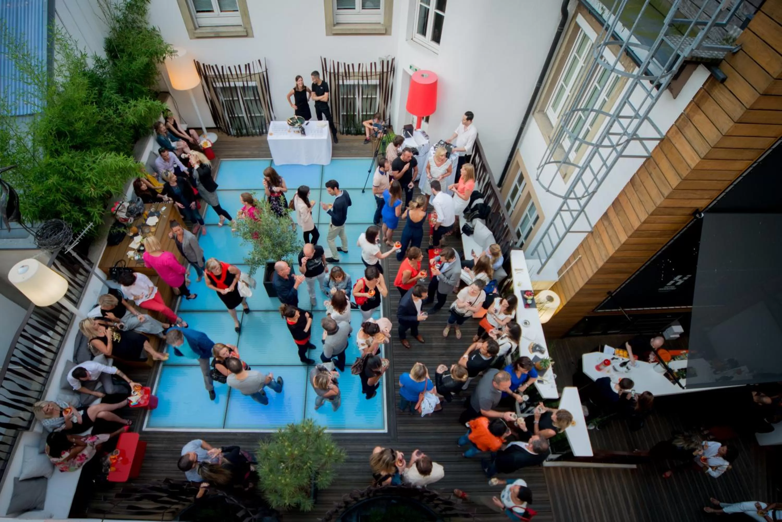 Patio in HANNONG Hotel & Wine Bar