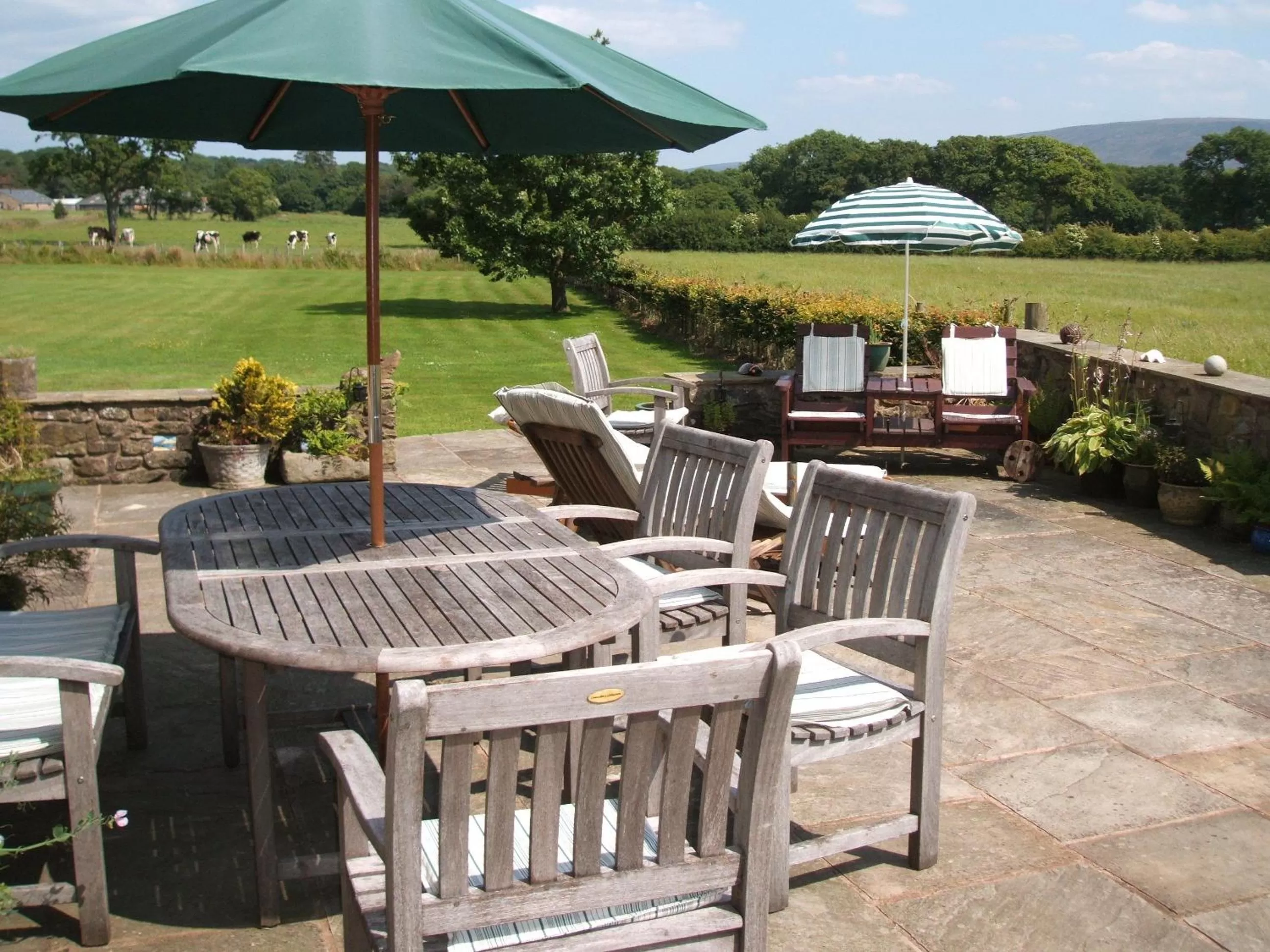 Balcony/Terrace in Green Bank Farmhouse