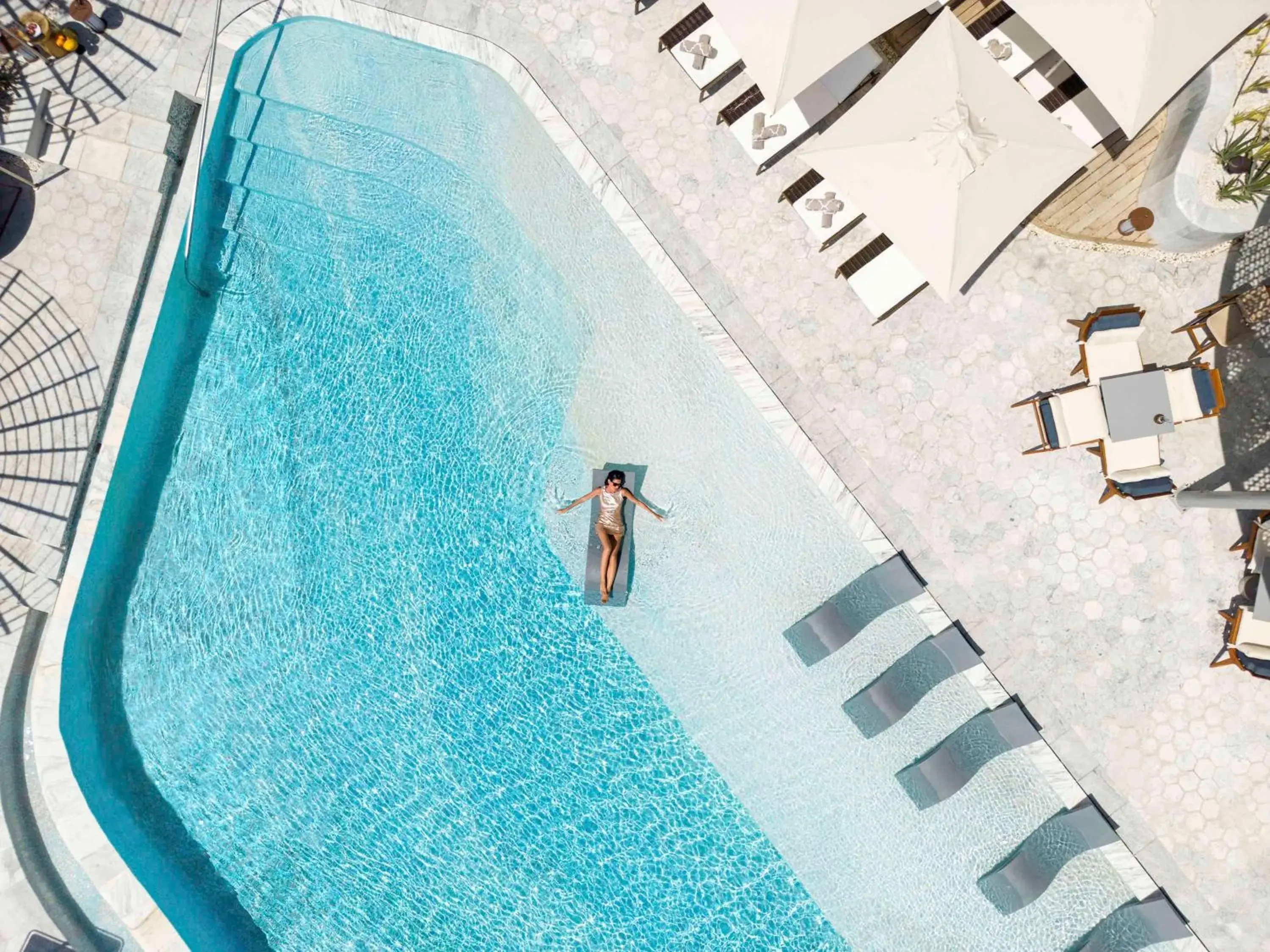 Pool View in Fairmont Doha