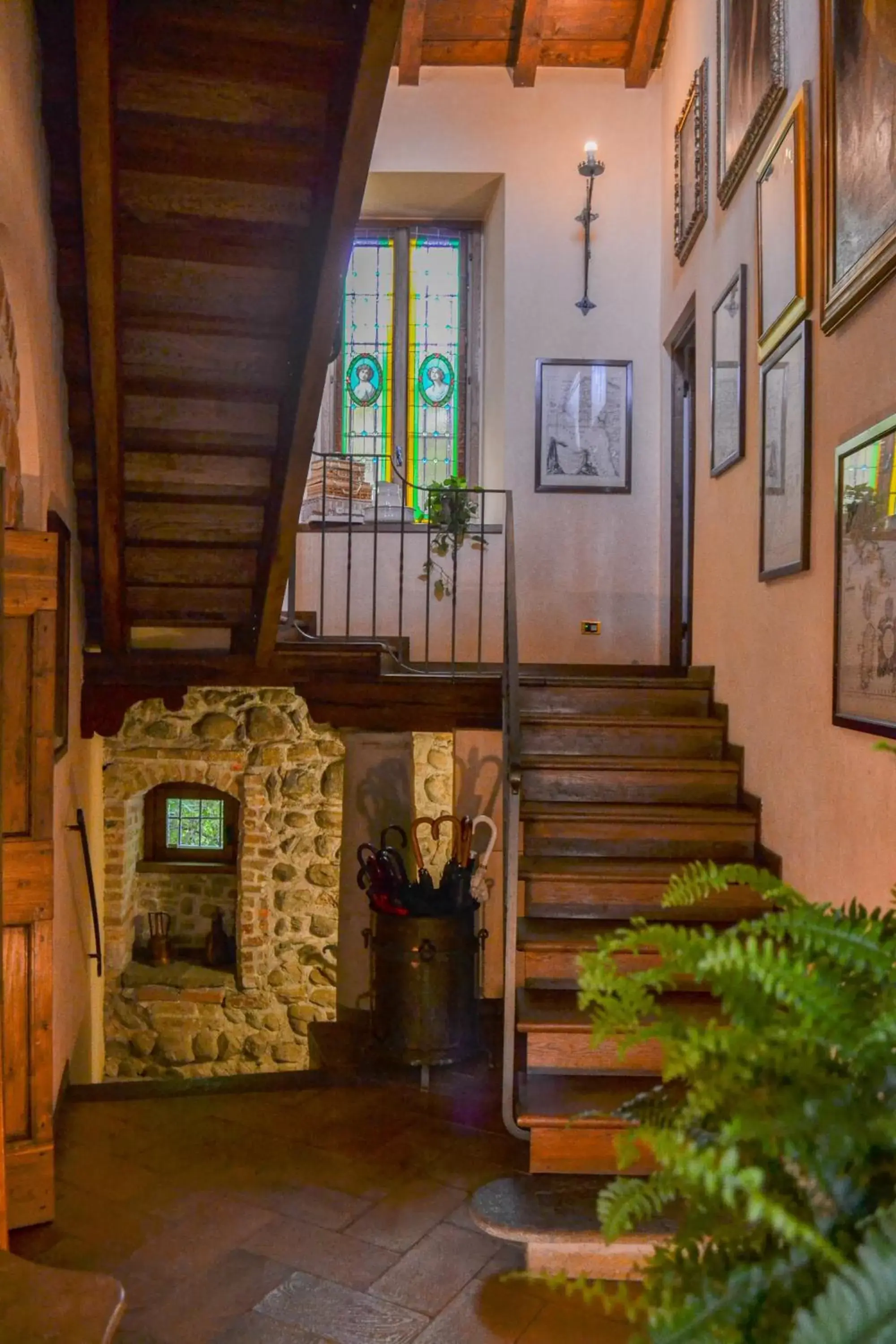 Lobby or reception in Castello di Cernusco Lombardone