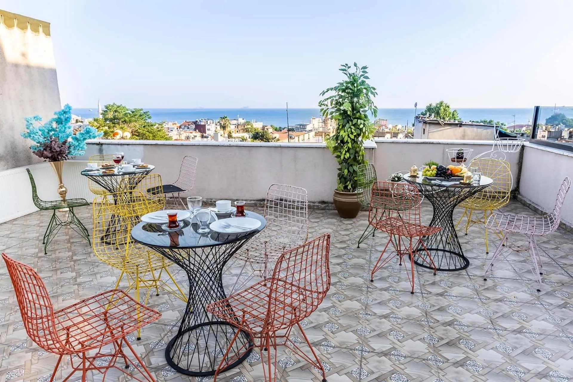 Balcony/Terrace in Kadirga Antik Hotel - Sultanahmet