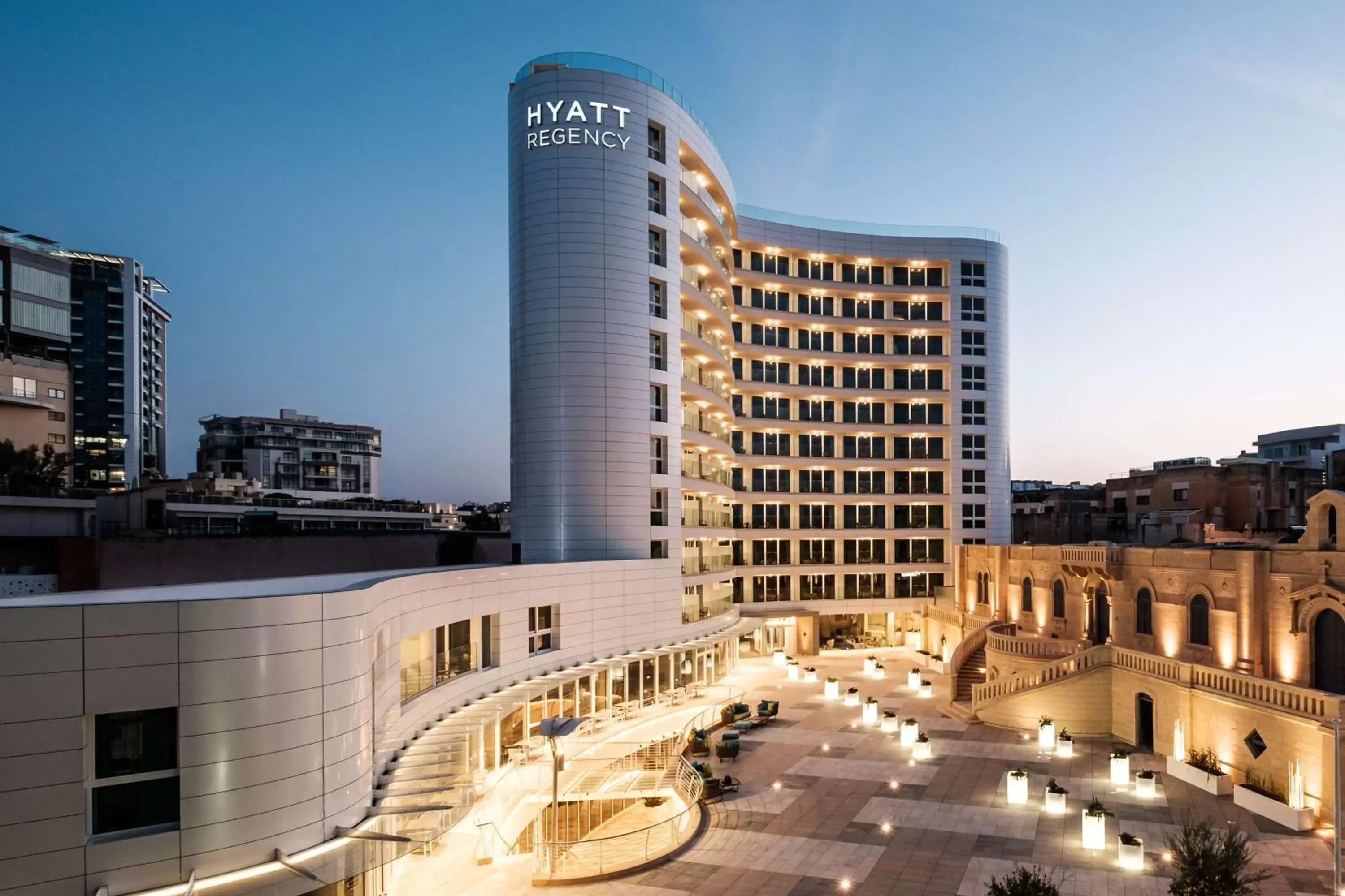 Property building in Hyatt Regency Malta Property building in Hyatt Regency Malta