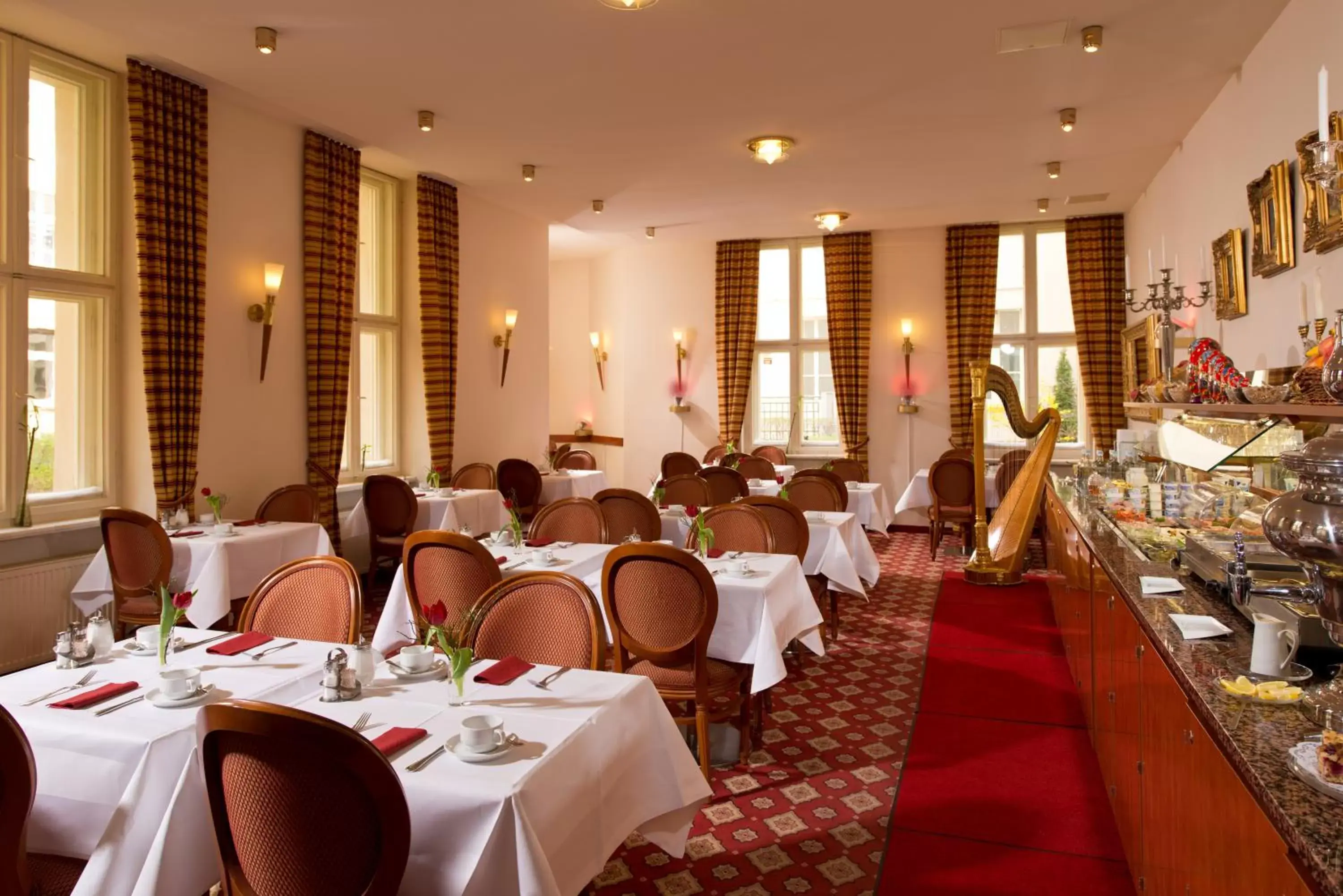 Dining area, Restaurant/Places to Eat in Hotel & Apartments Zarenhof Berlin Prenzlauer Berg