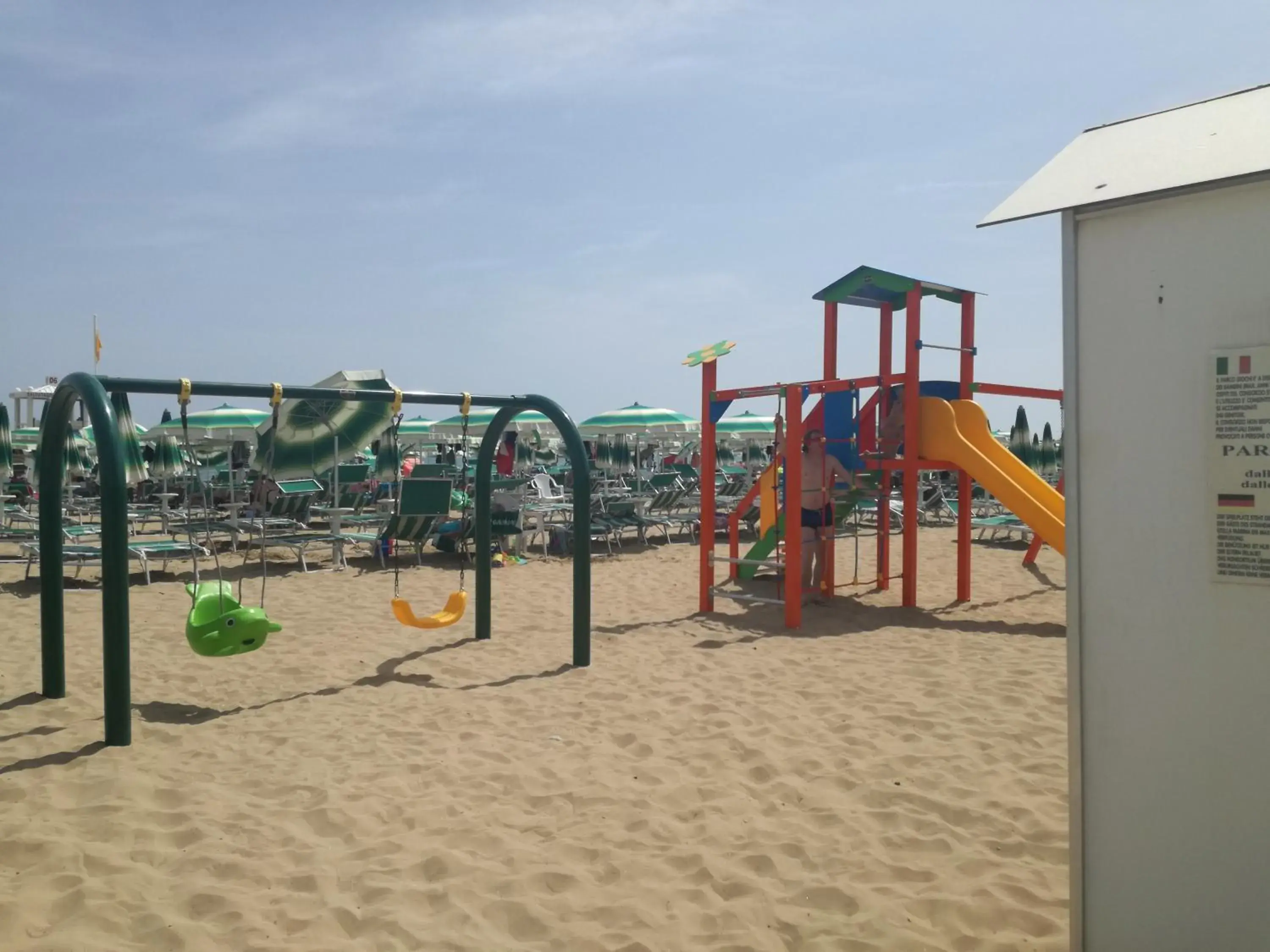 Beach, Children's Play Area in Hotel Verdi