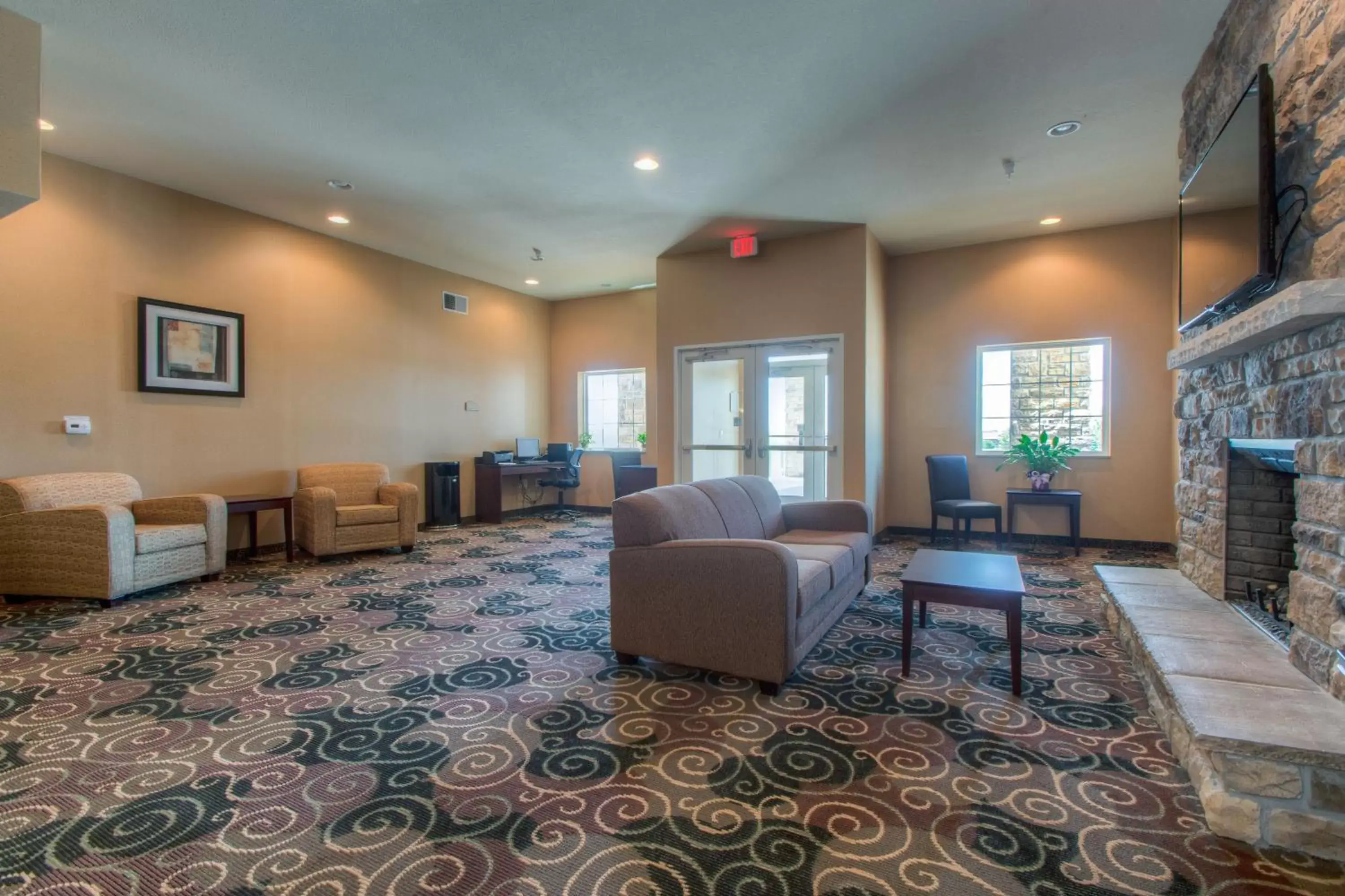 Lobby or reception, Seating Area in Cobblestone Inn & Suites - Wray